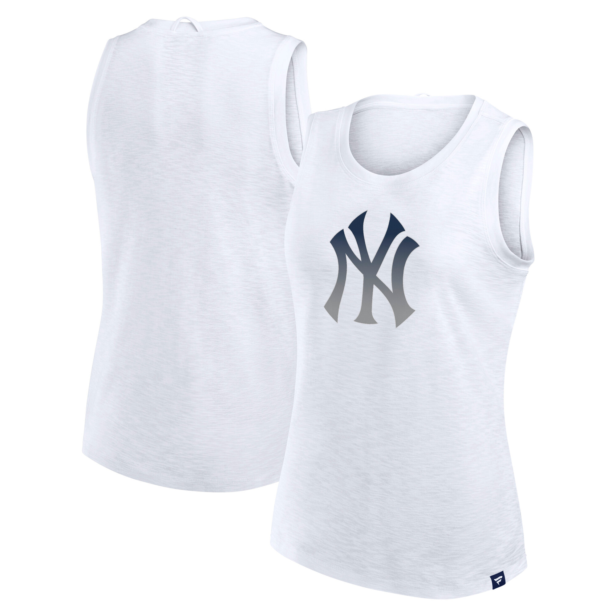 Women’s Fanatics White New York Yankees Activate Slub Tank Top