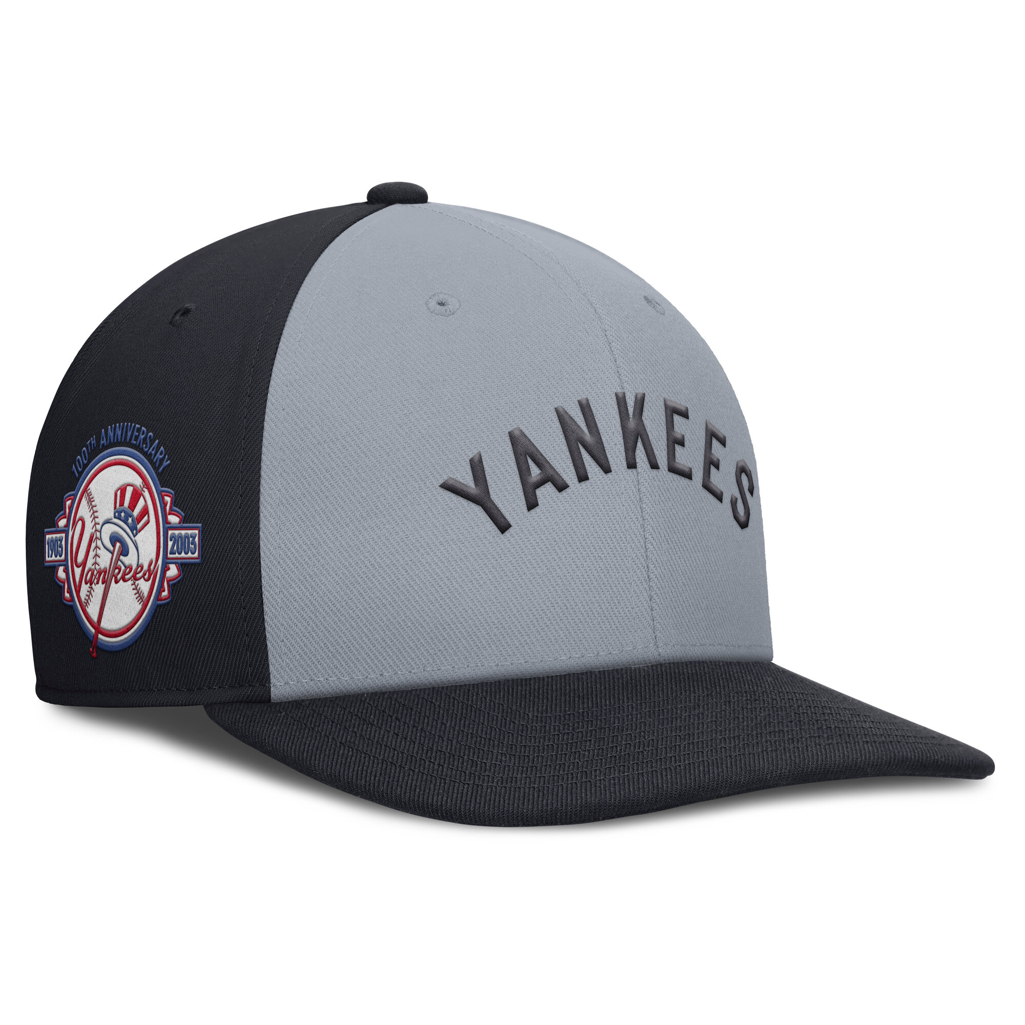Men’s Nike Gray/Navy New York Yankees Pro Performance Snapback Hat