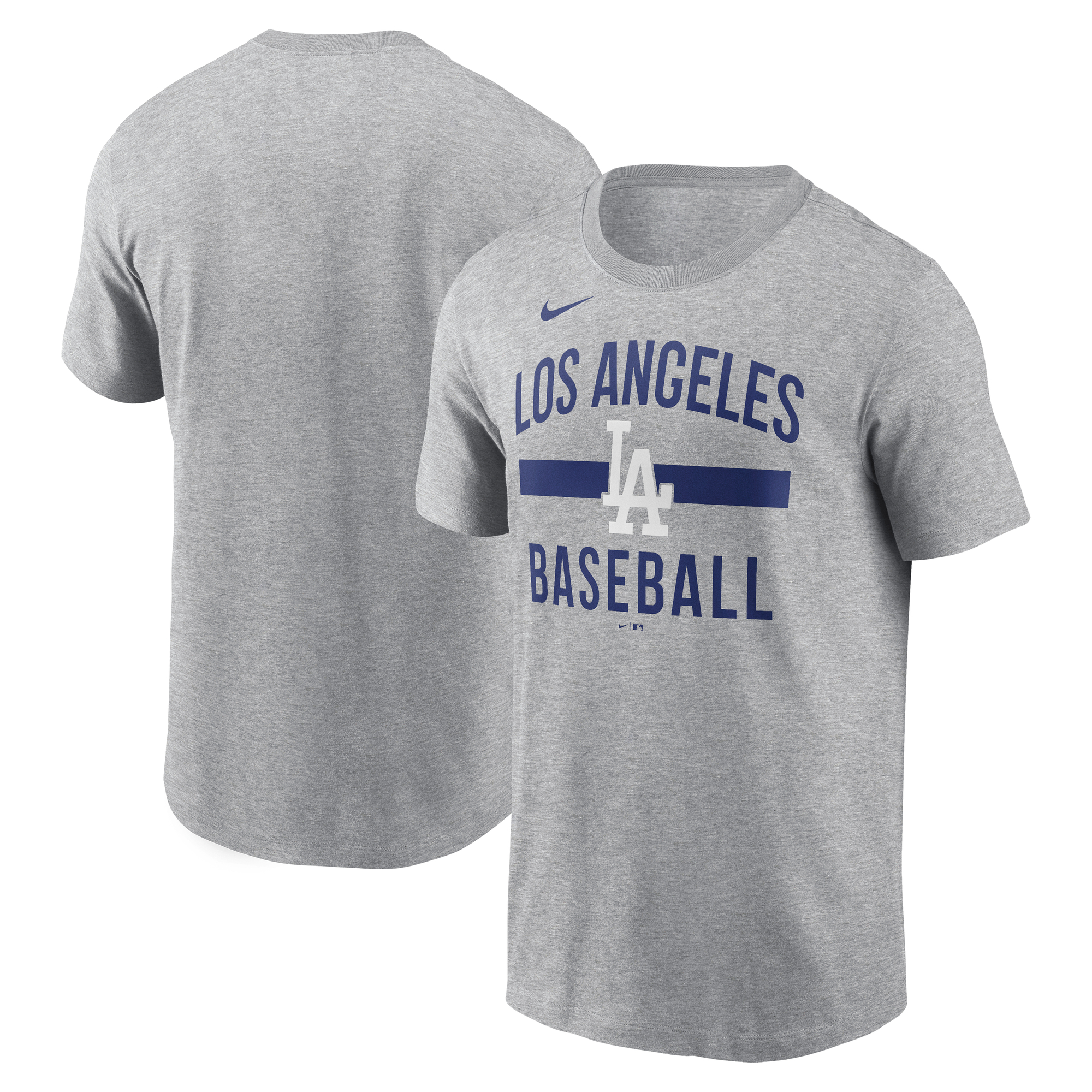 Men’s Nike Heather Gray Los Angeles Dodgers Arched T-Shirt