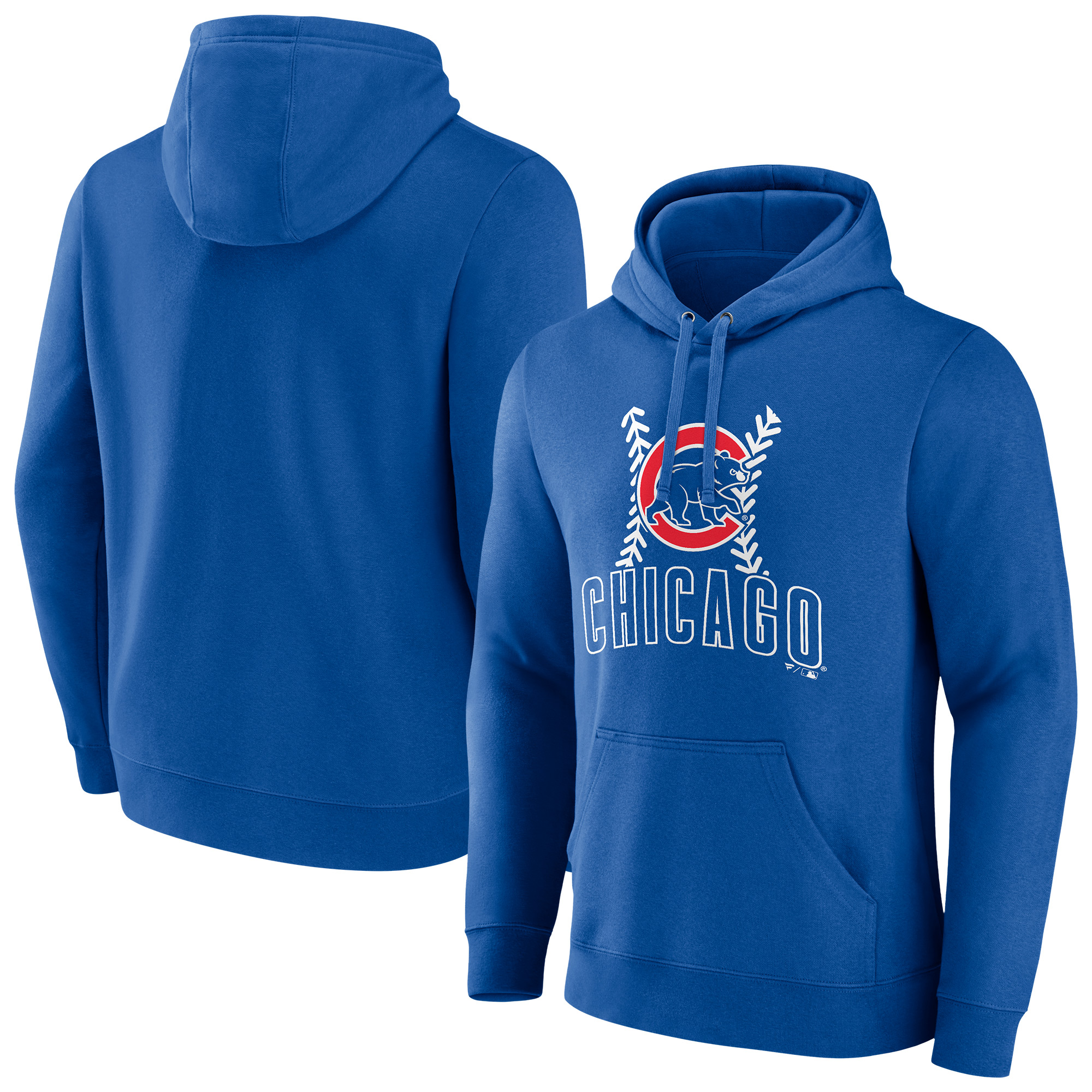 Men’s Royal Chicago Cubs Fastball Pullover Hoodie