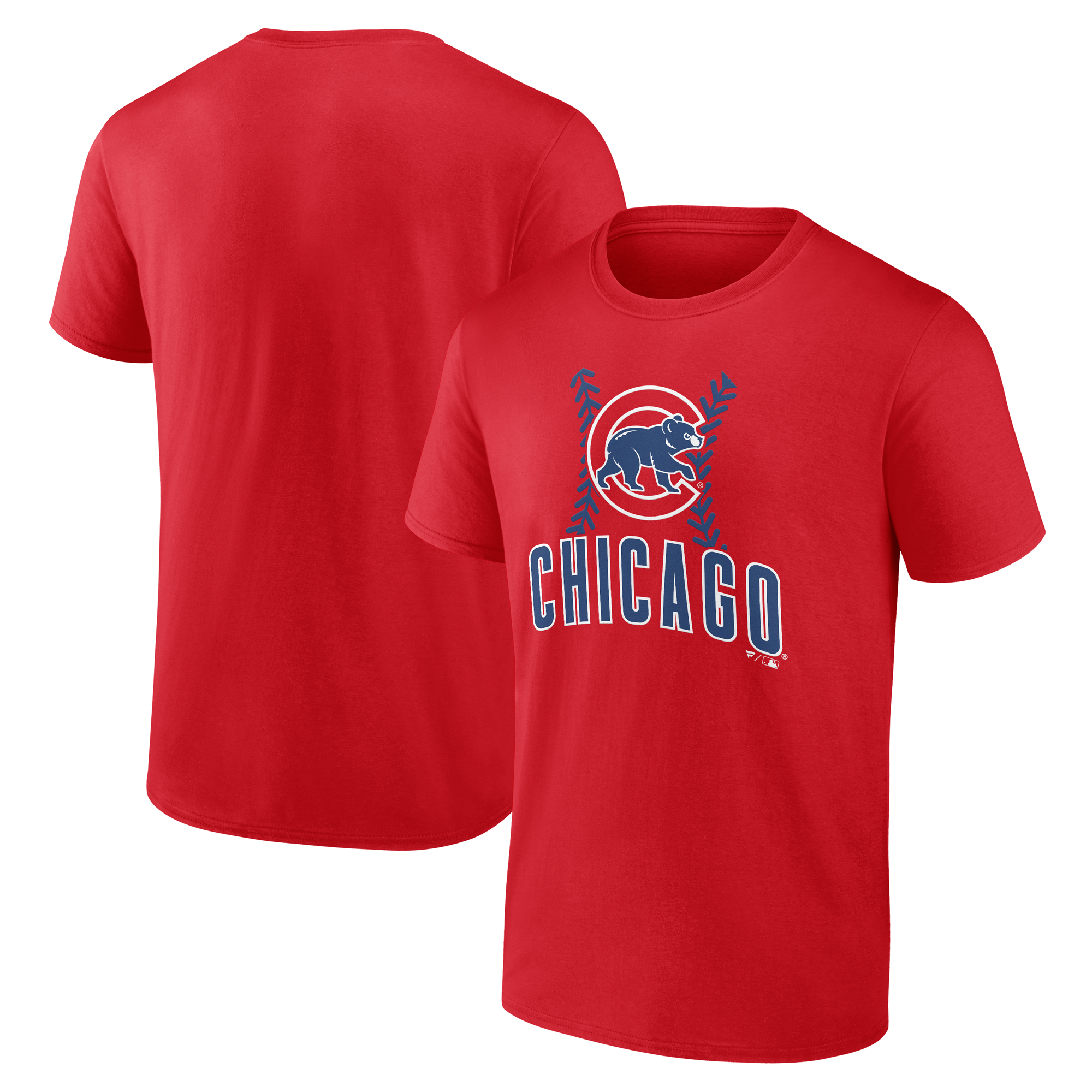 Men’s Red Chicago Cubs Fastball T-Shirt
