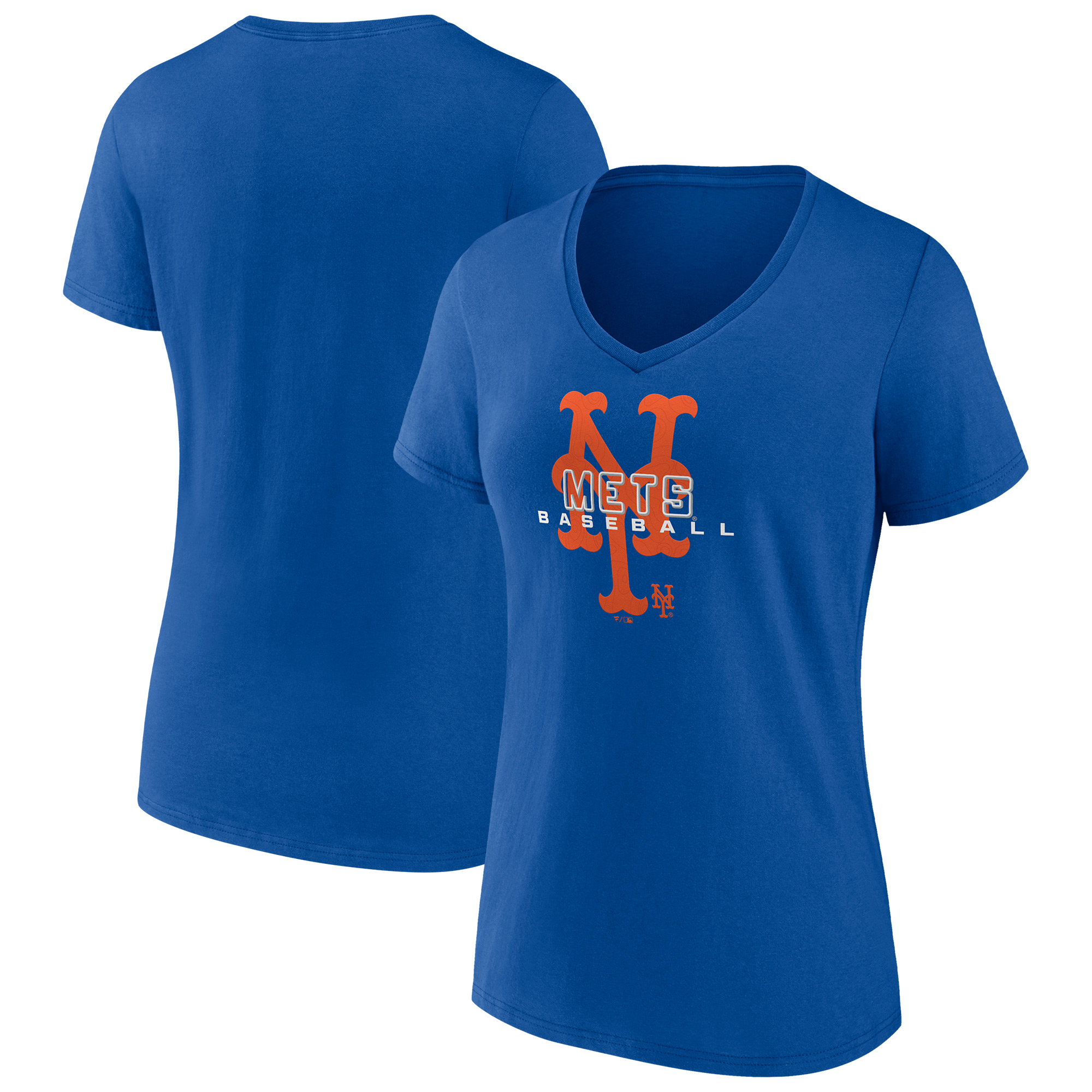 Women’s Royal New York Mets Stellar V-Neck T-Shirt