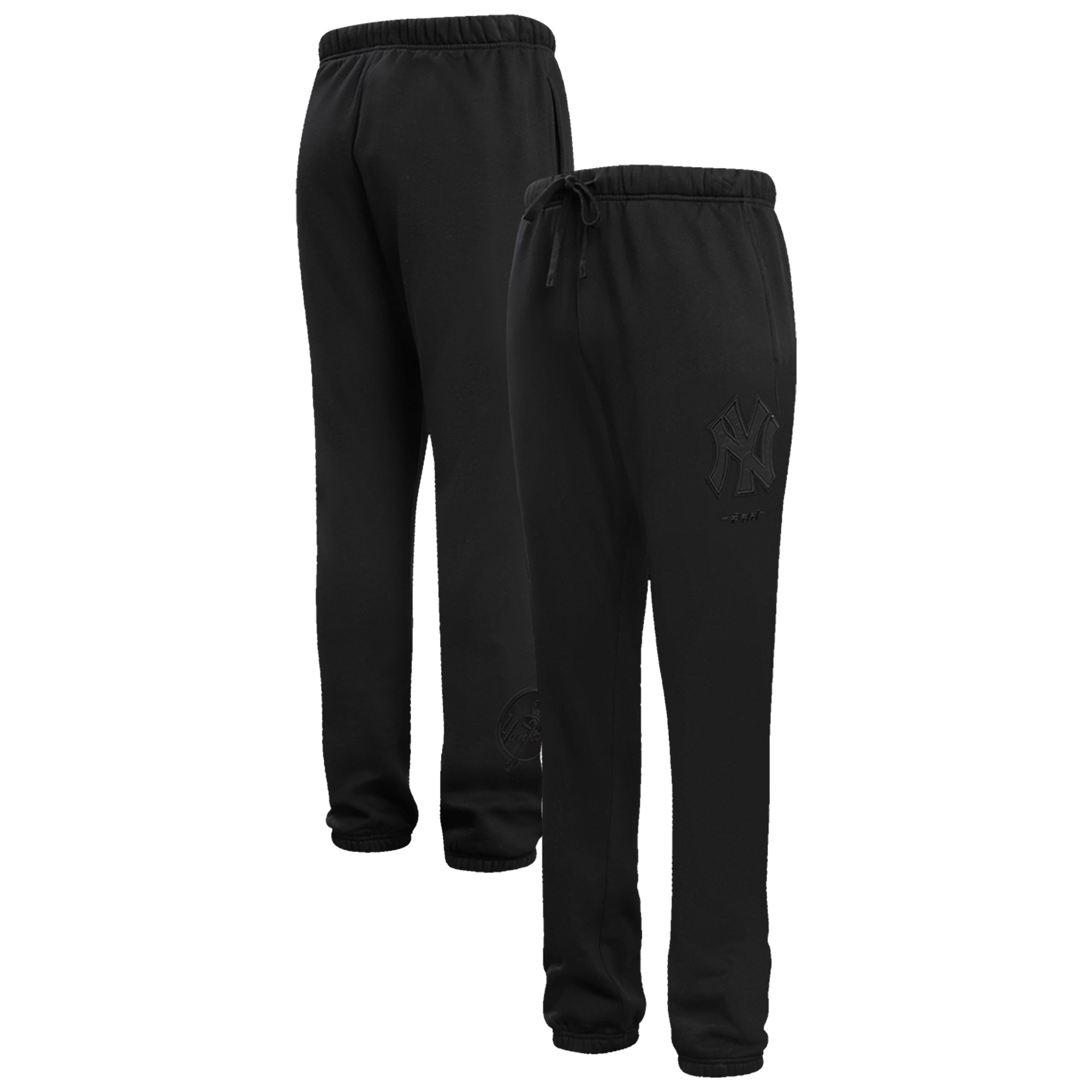 Men’s Pro Standard Black New York Yankees Neutral Fleece Sweatpants