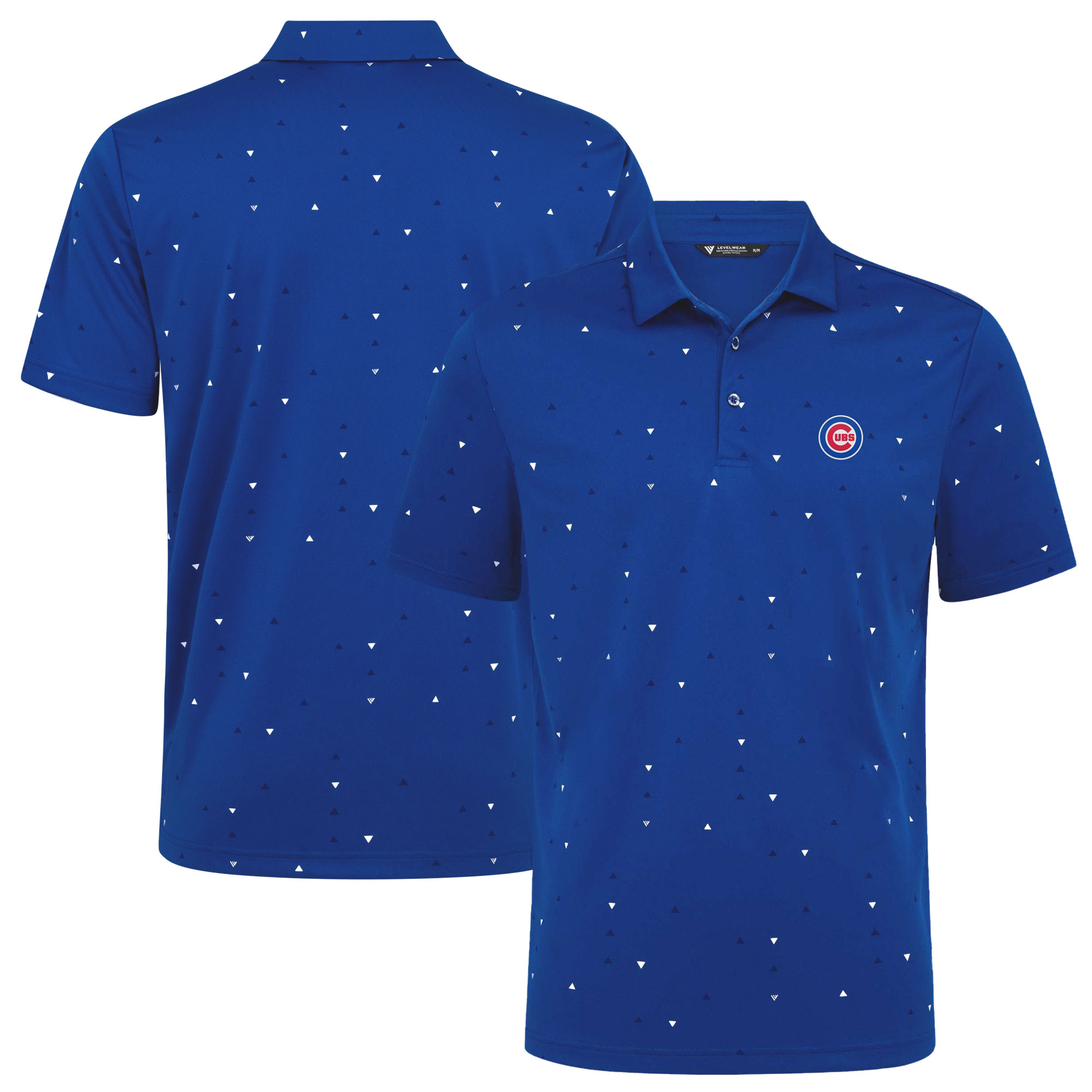 Men’s Levelwear Royal Chicago Cubs Confetti Insignia 2.0 Polo