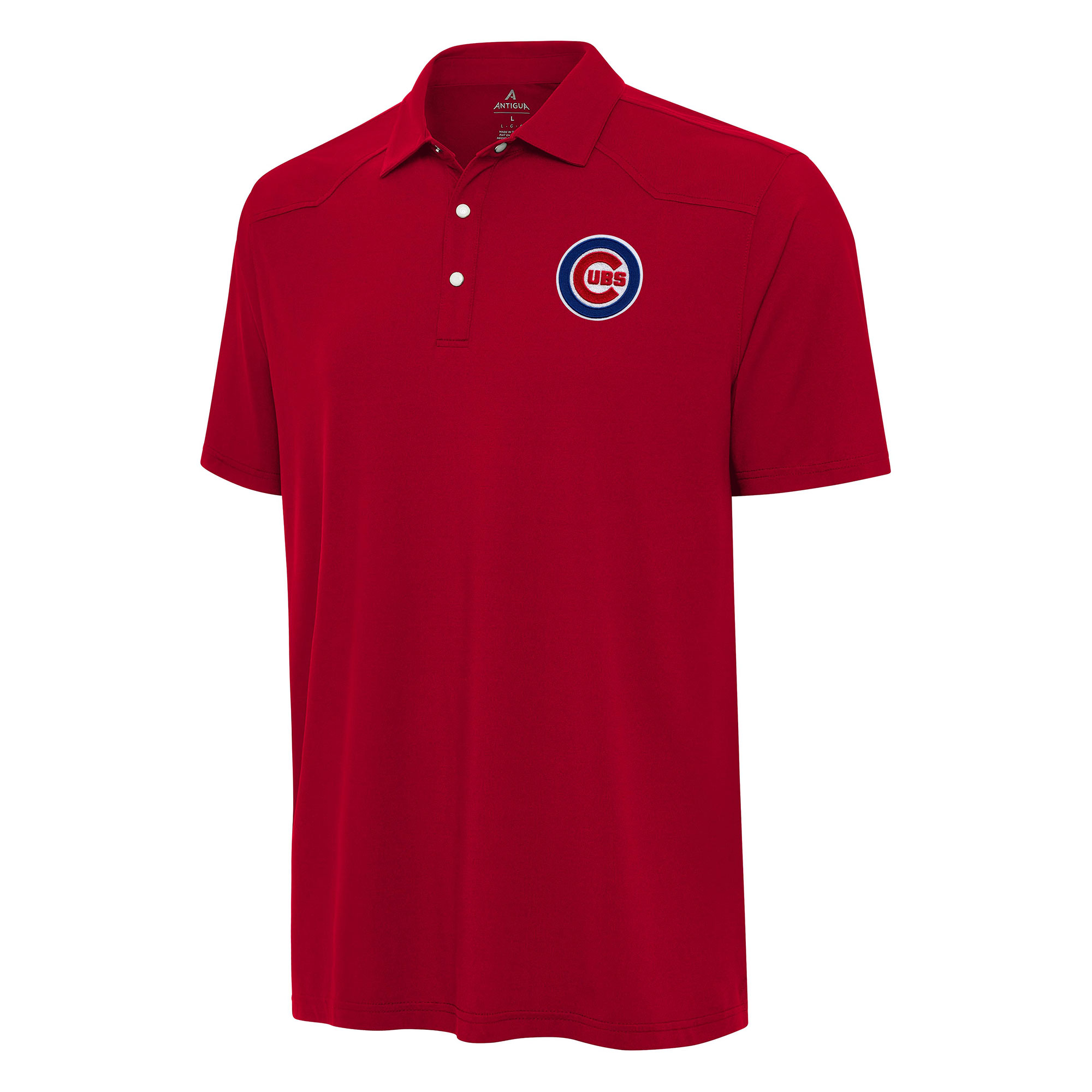 Men’s Antigua Red Chicago Cubs Western Polo