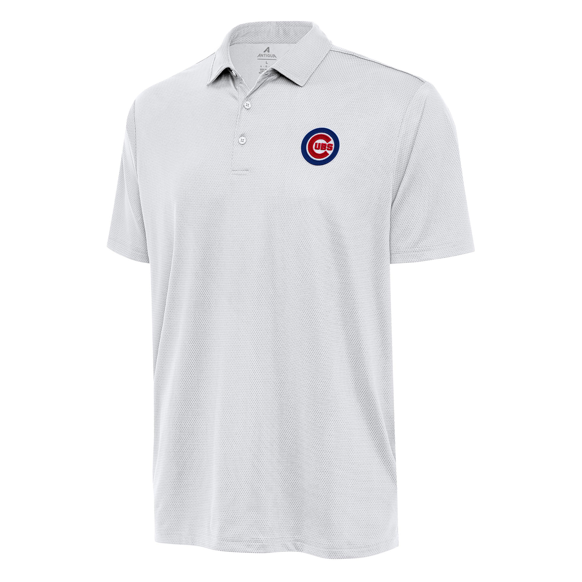 Men’s Antigua White Chicago Cubs Big & Tall Ellipse Polo