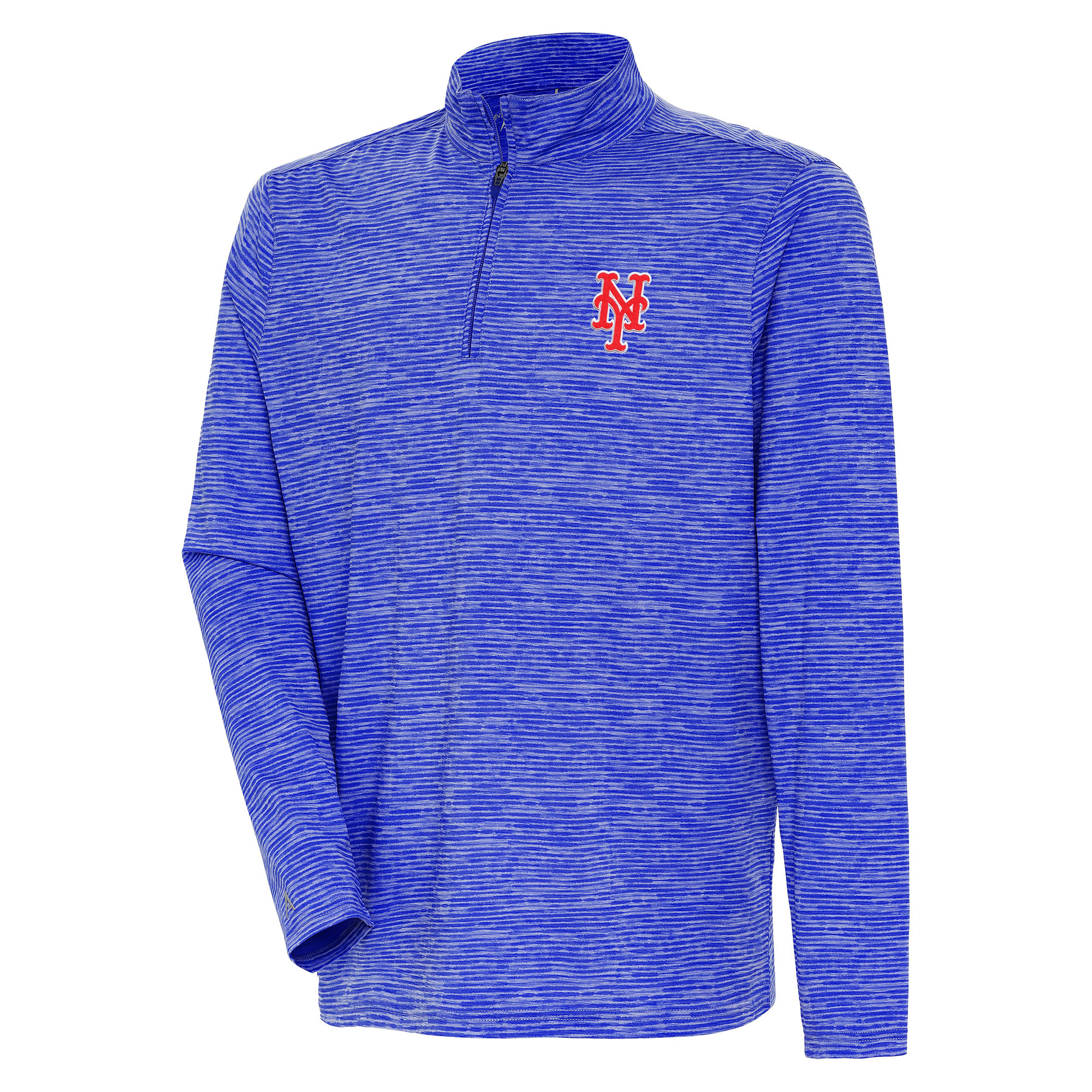 Men’s Antigua  Heather Royal New York Mets Quarter-Zip Top