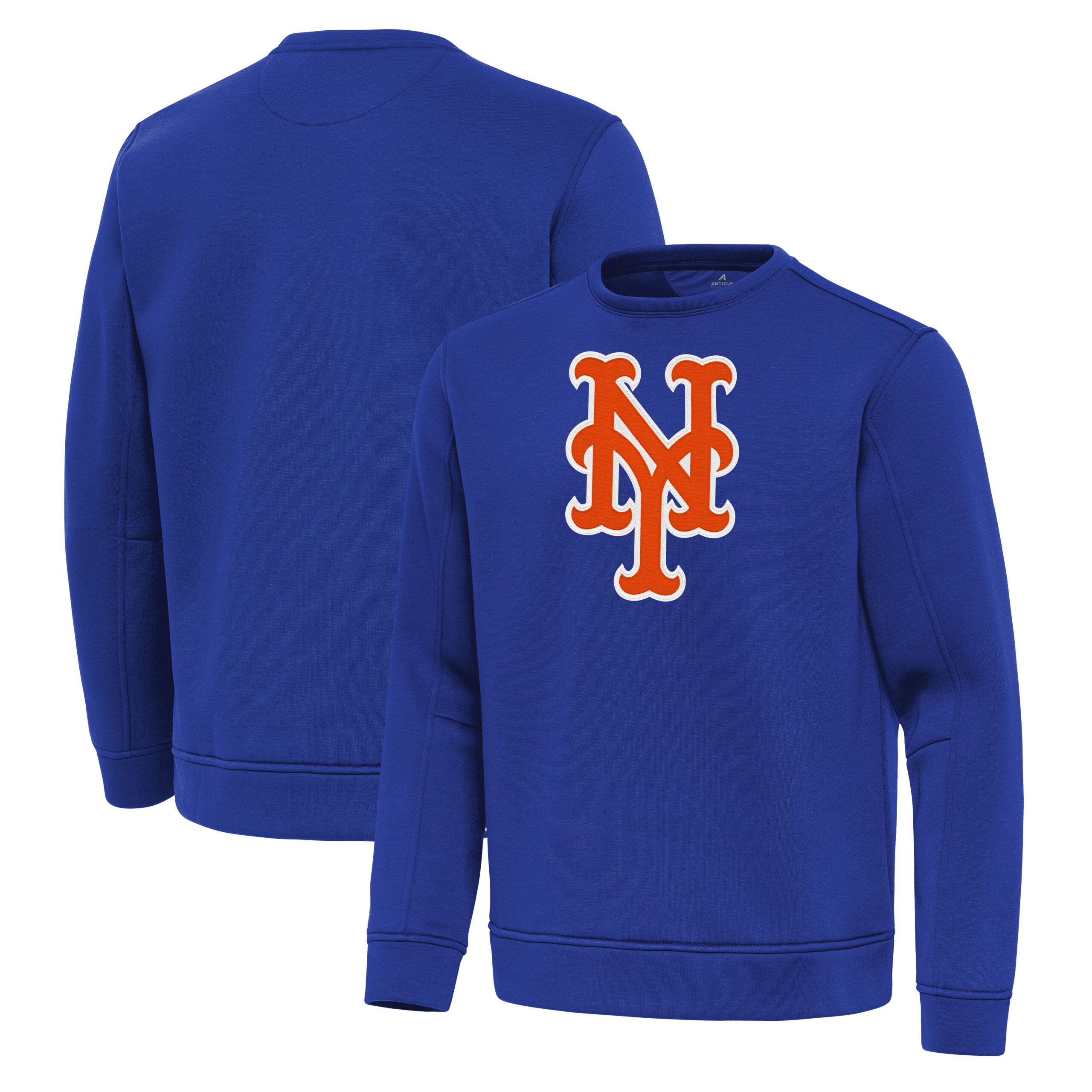 Men’s Antigua Royal New York Mets Relevant Lightweight Pullover Sweatshirt