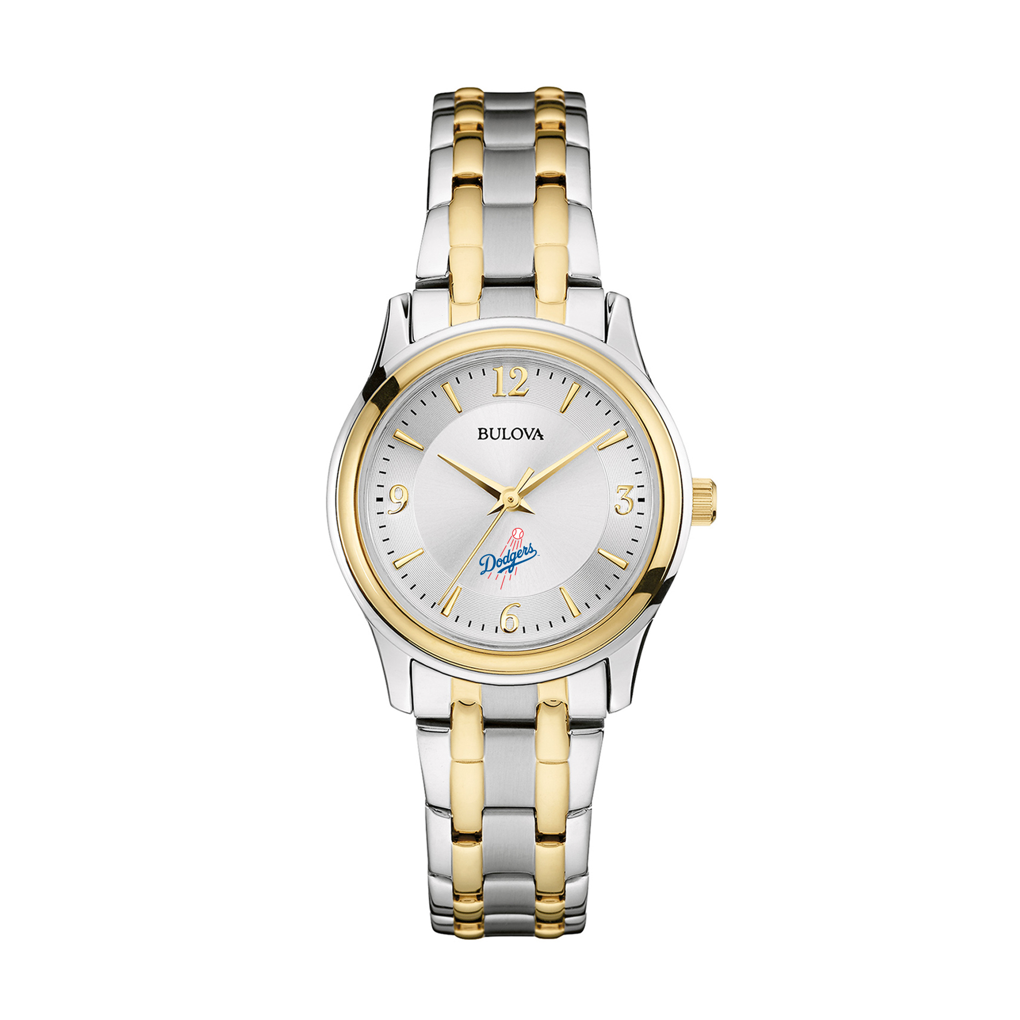 Women’s Bulova Silver/Gold Los Angeles Dodgers Two-Tone Watch