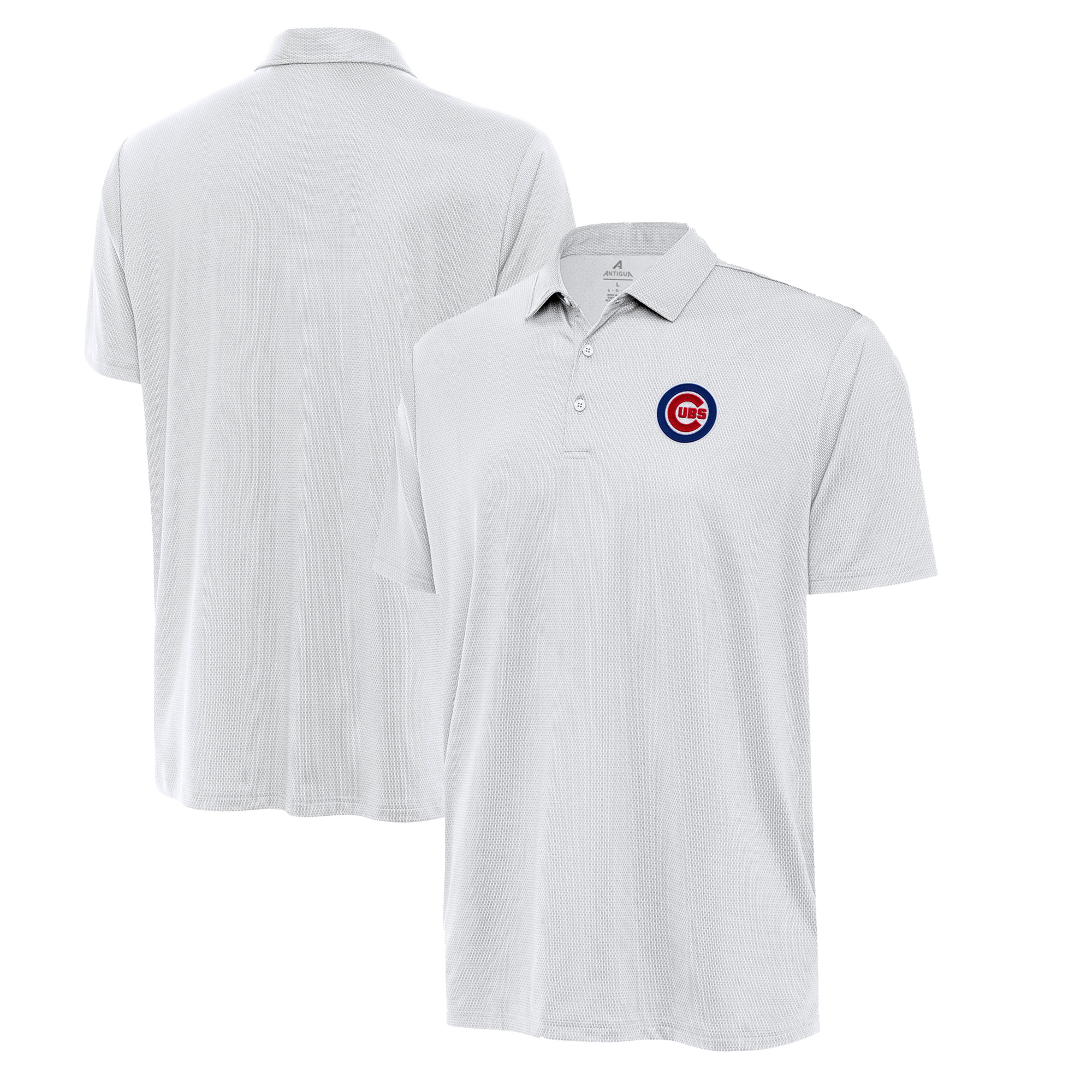 Men’s Antigua White Chicago Cubs Eclipse Polo
