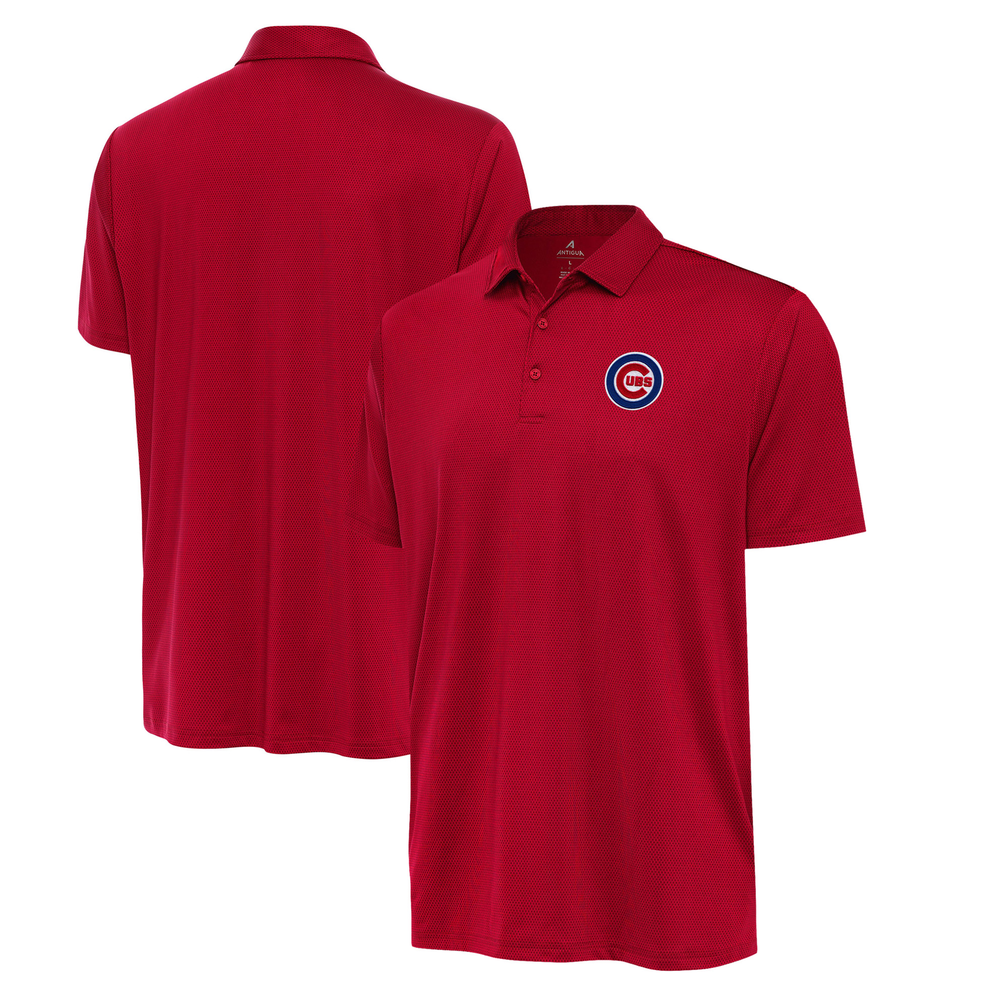 Men’s Antigua Red Chicago Cubs Eclipse Polo