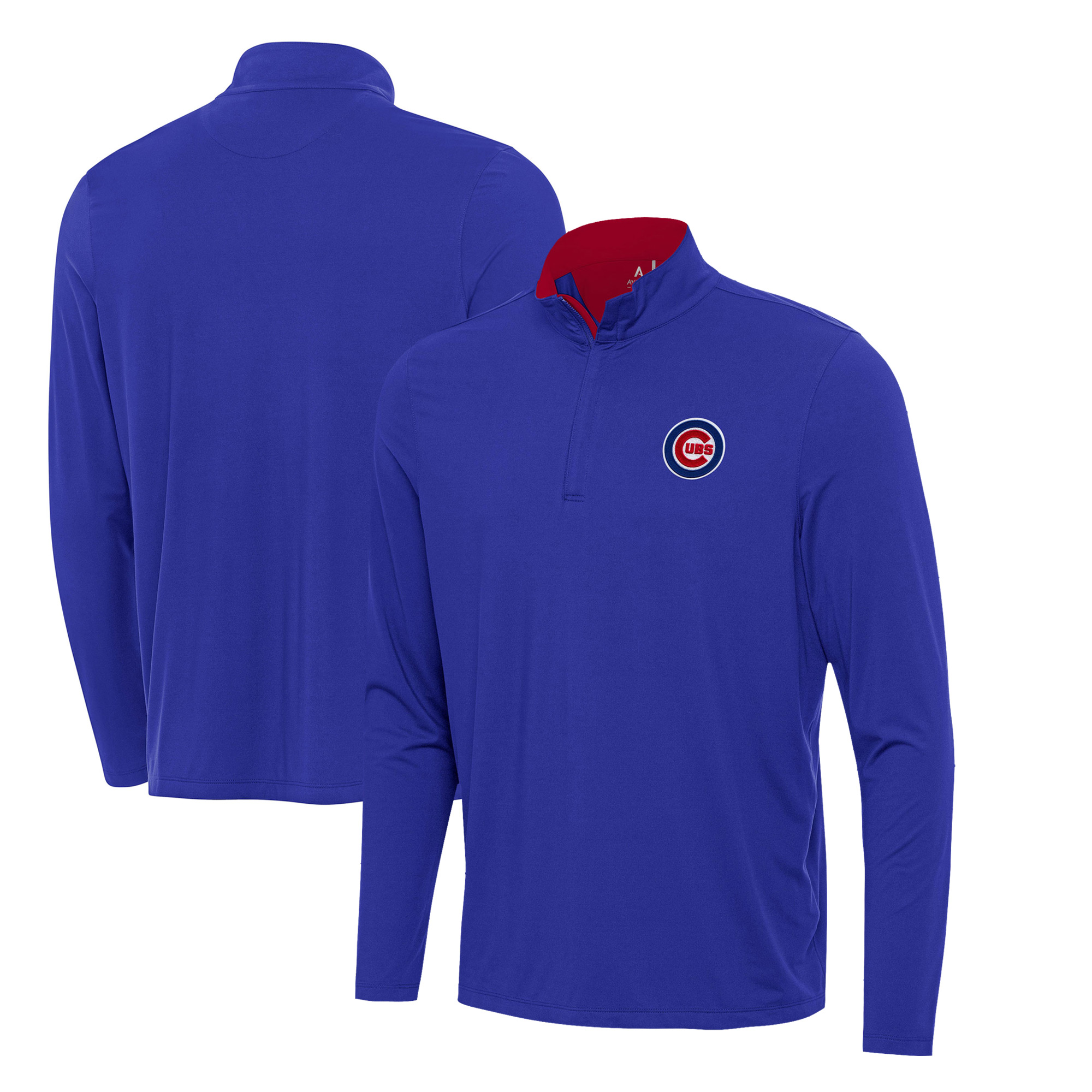 Men’s Antigua Royal Chicago Cubs Content Quarter-Zip Top