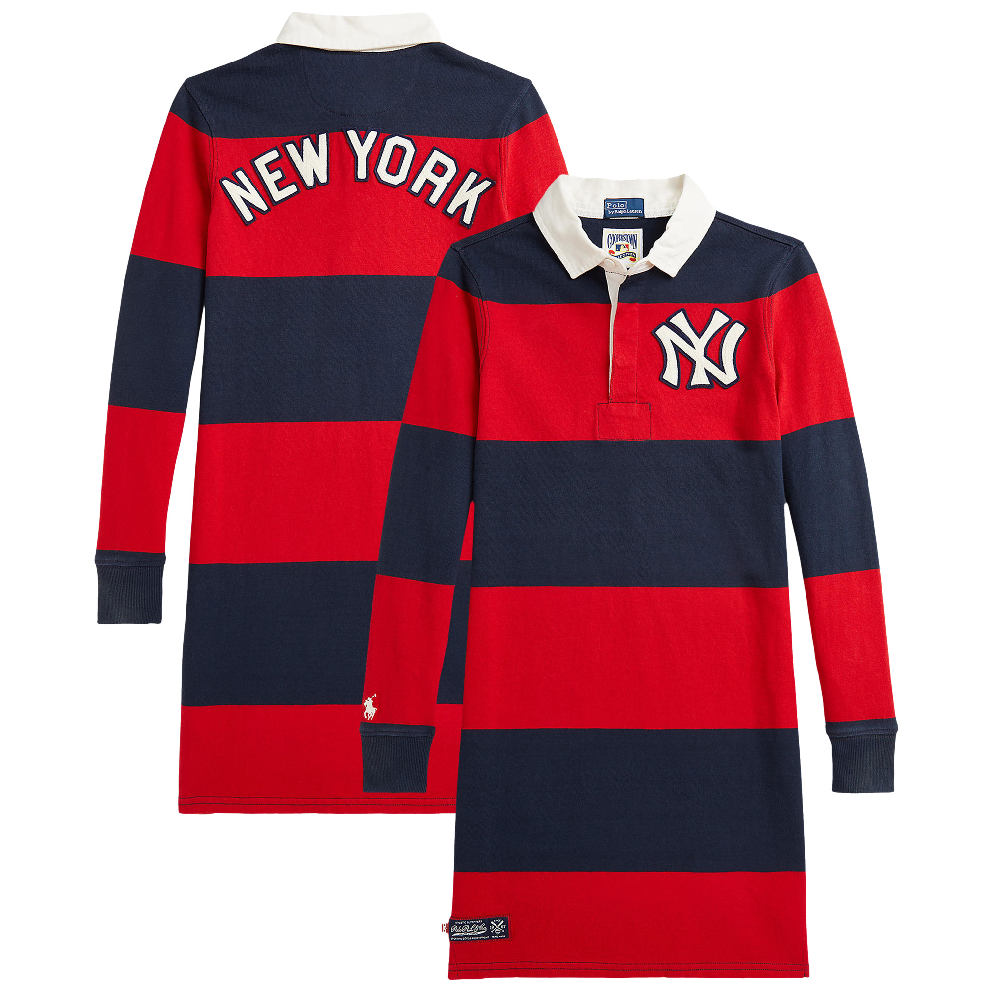 Youth Polo Ralph Lauren Navy/Red Yankees Rugby Dress