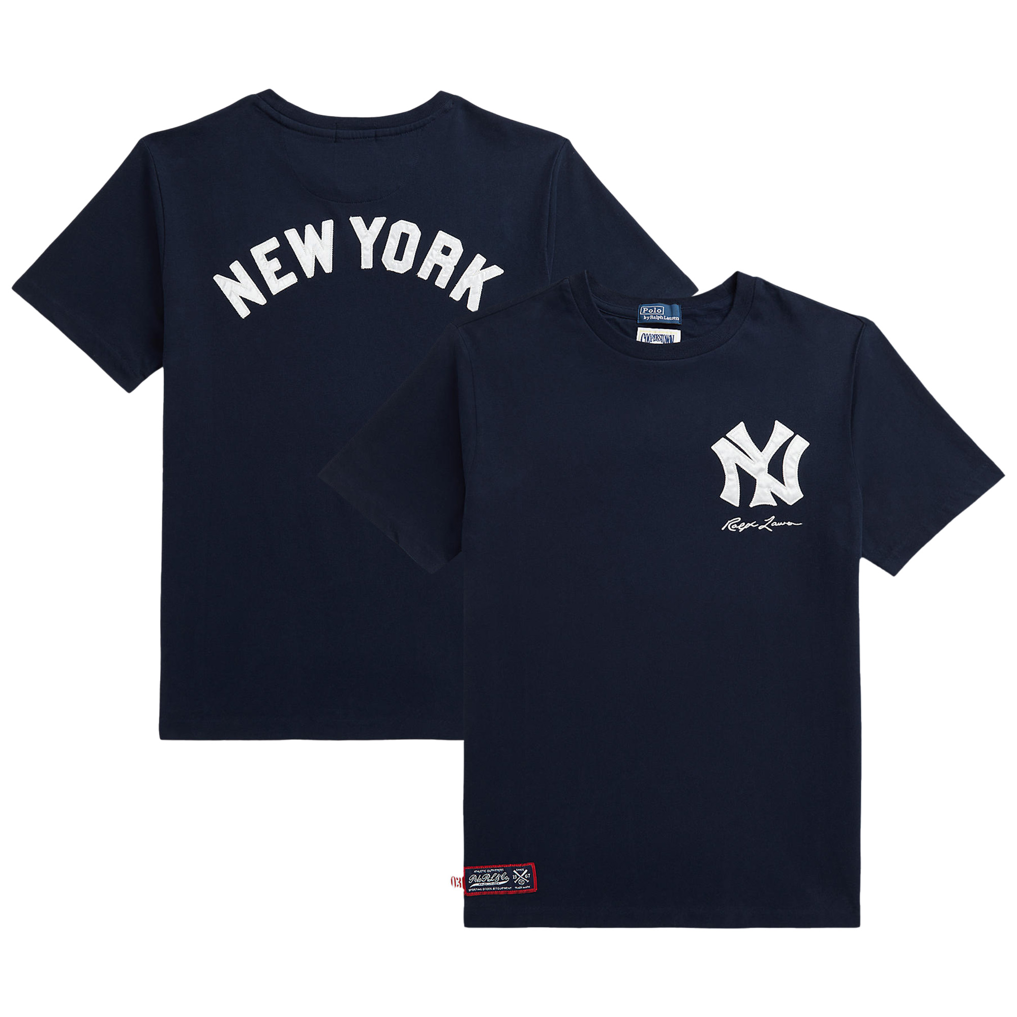 Youth Polo Ralph Lauren Navy Yankees Jersey T-Shirt