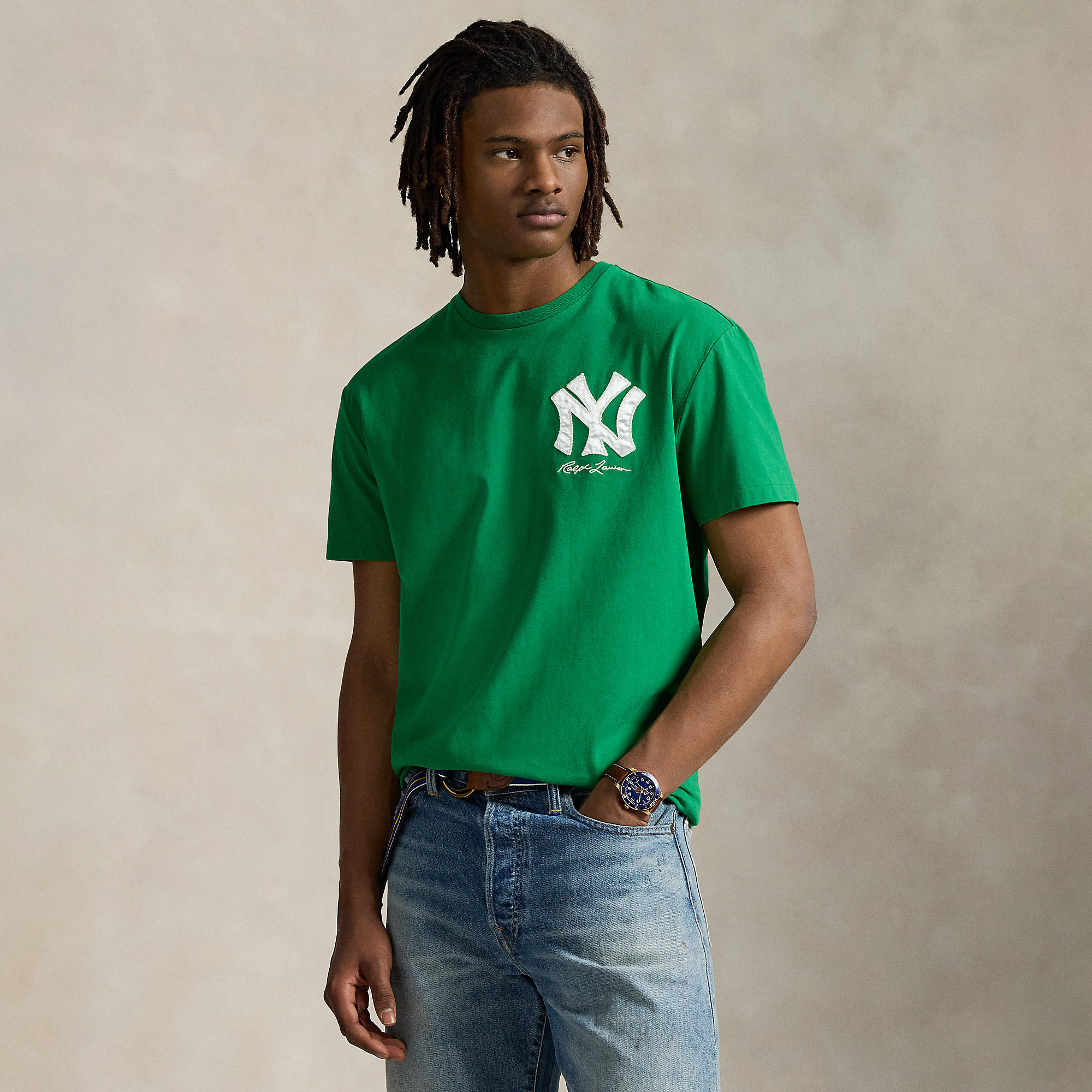 Polo Ralph Lauren Green Yankees Jersey T-Shirt