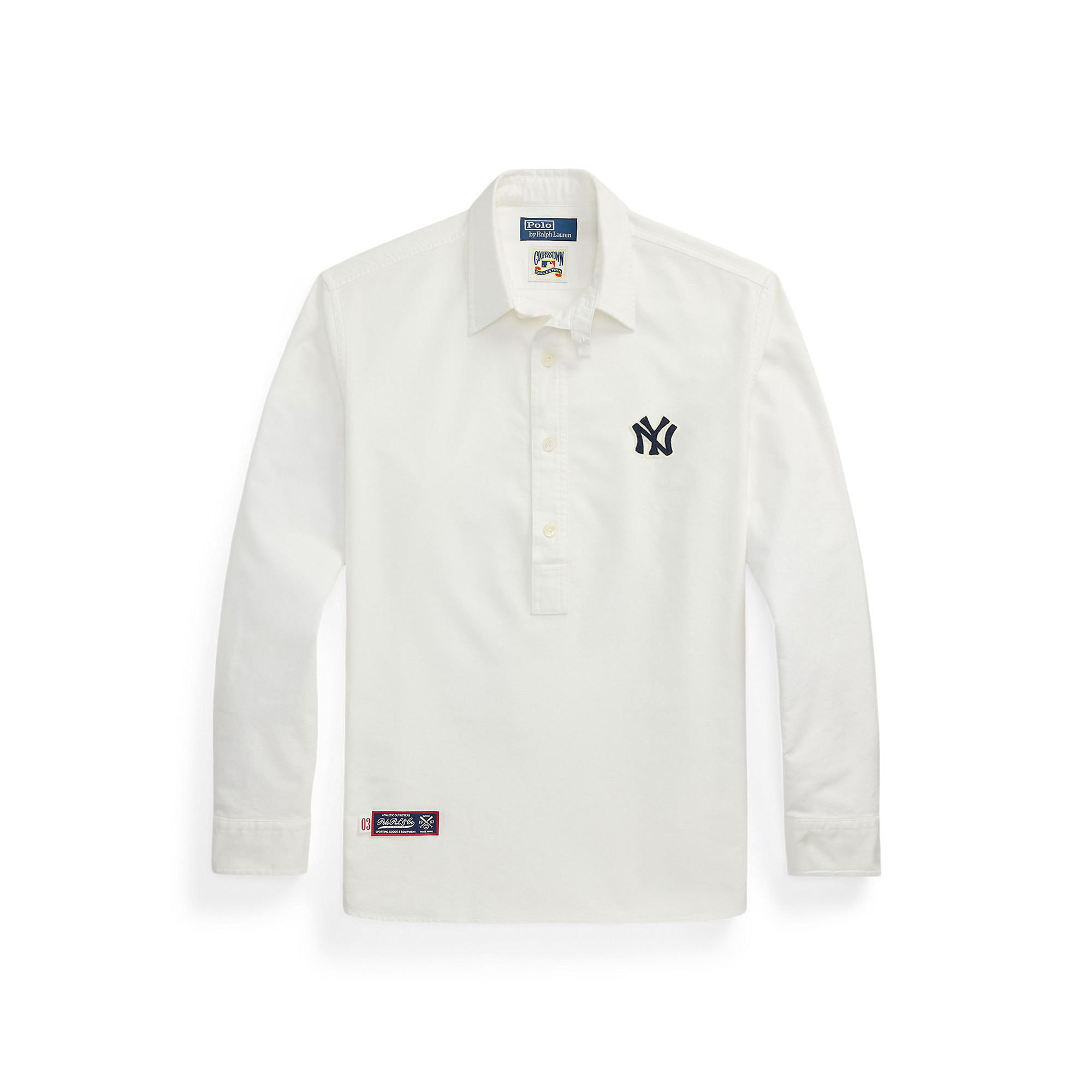Polo Ralph Lauren White Yankees Oxford Shirt