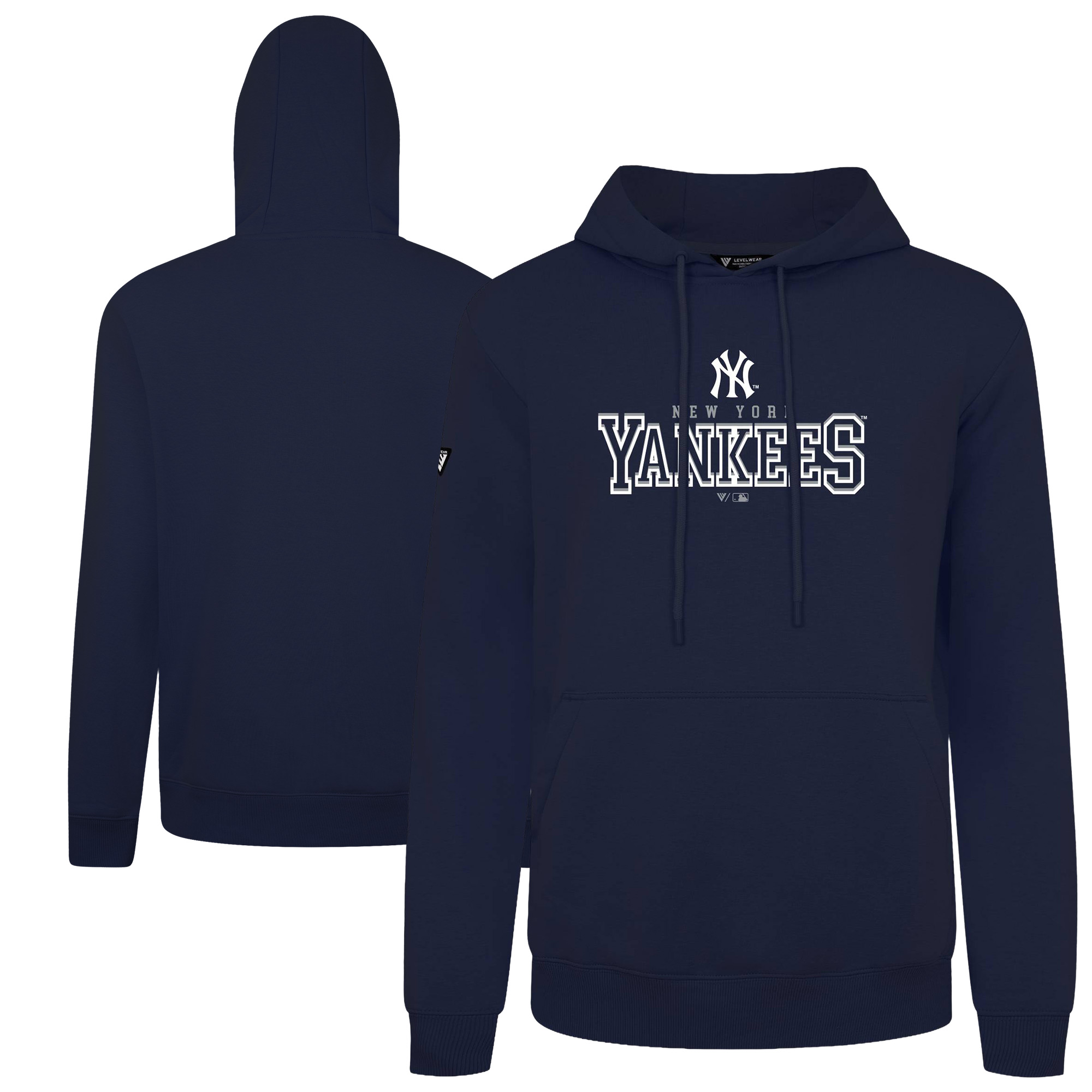 Men’s Levelwear  Navy New York Yankees Podium Journey Hoodie