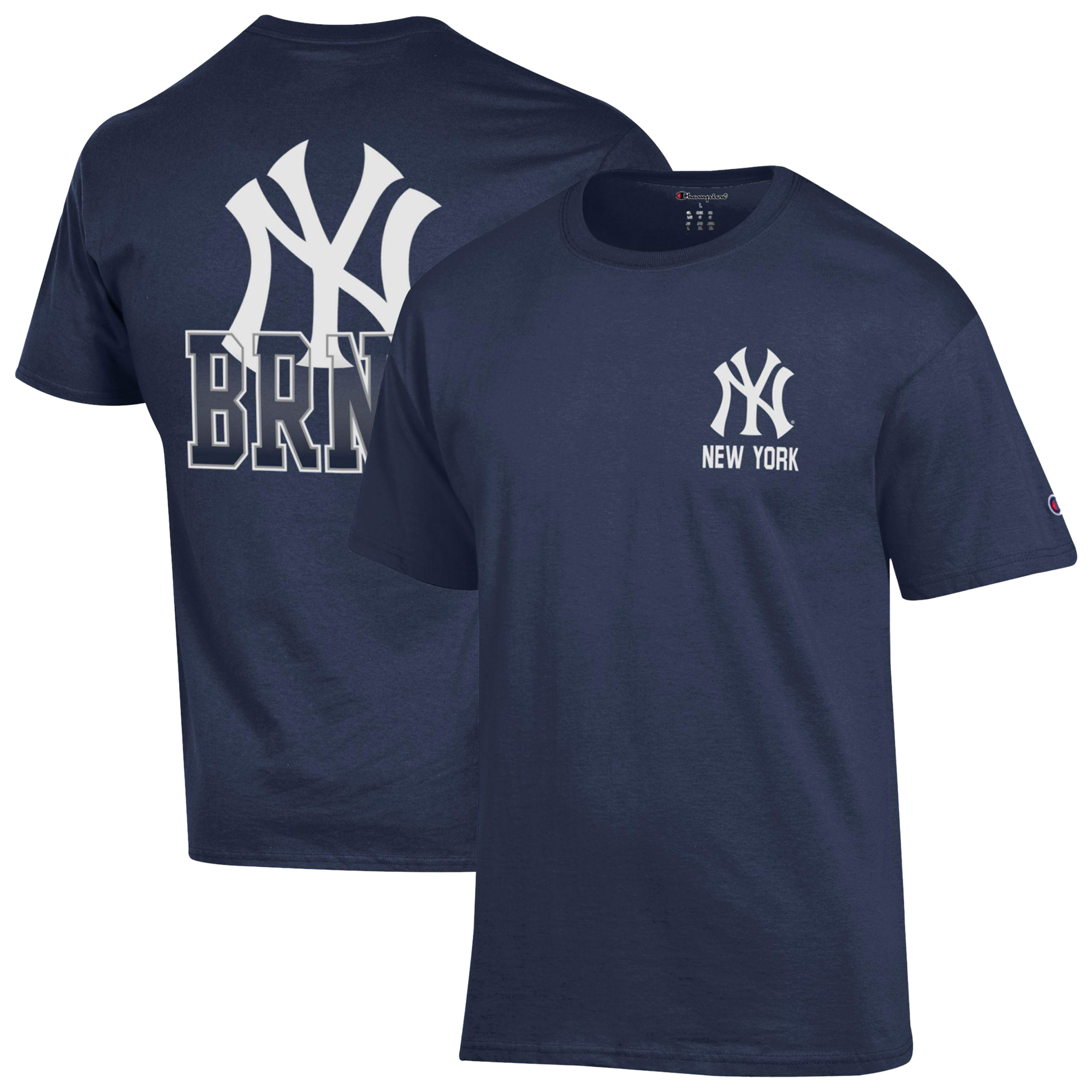 Men’s Champion Navy New York Yankees Jersey T-Shirt
