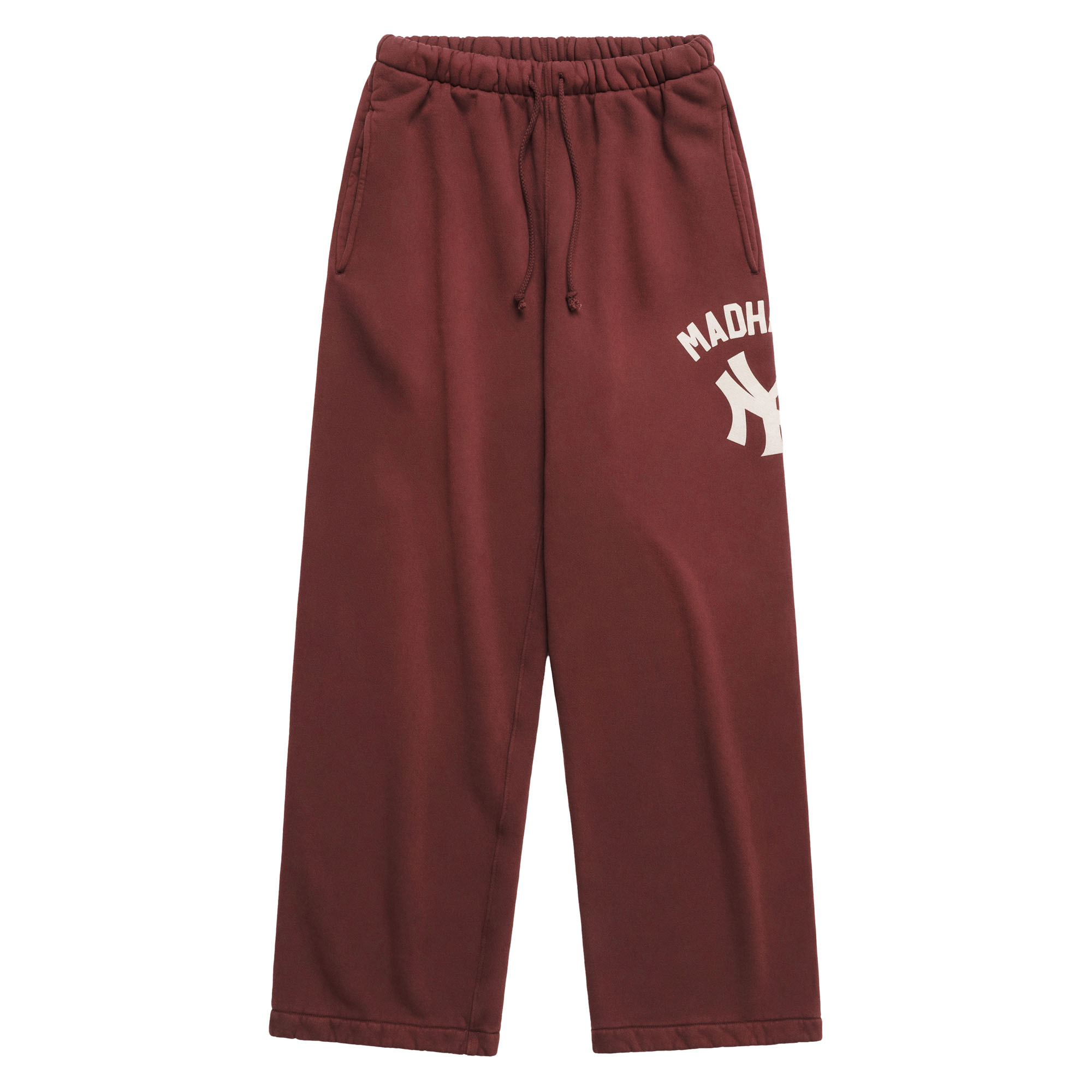Unisex Madhappy Maroon New York Yankees Washed Straight Sweatpants