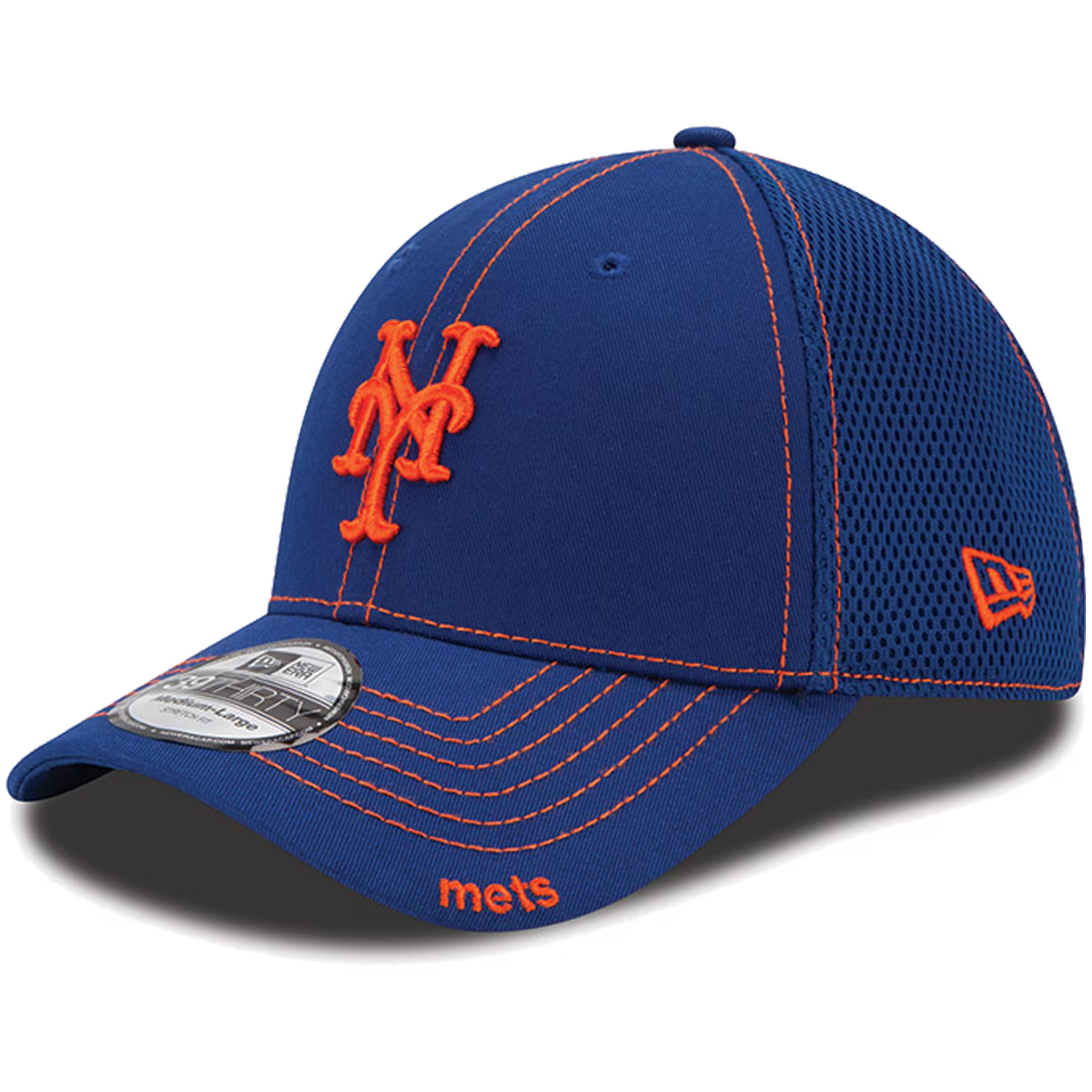 New Era New York Mets Royal Blue Neo 39THIRTY Stretch Fit Hat