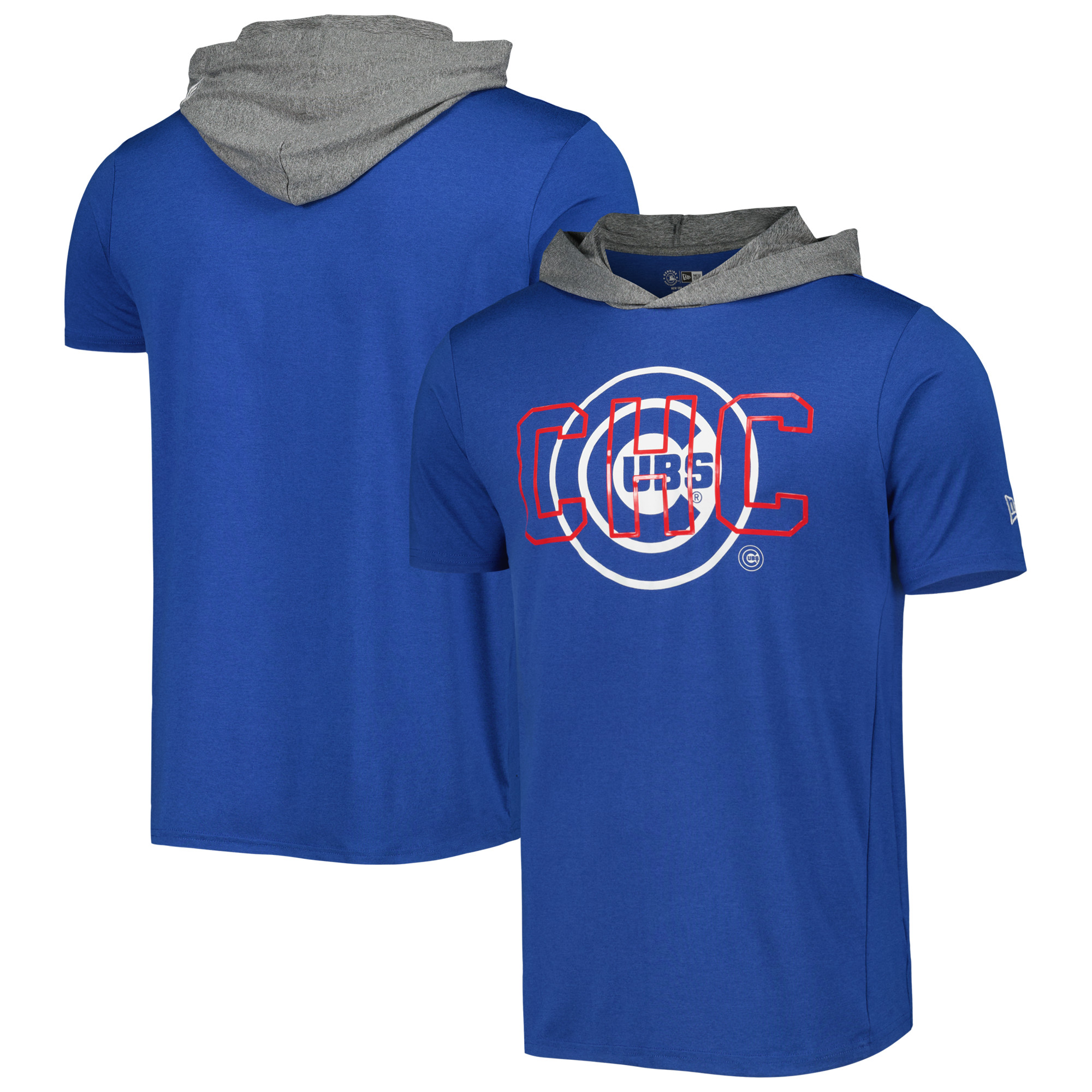 Men’s New Era Royal Chicago Cubs Team Hoodie T-Shirt