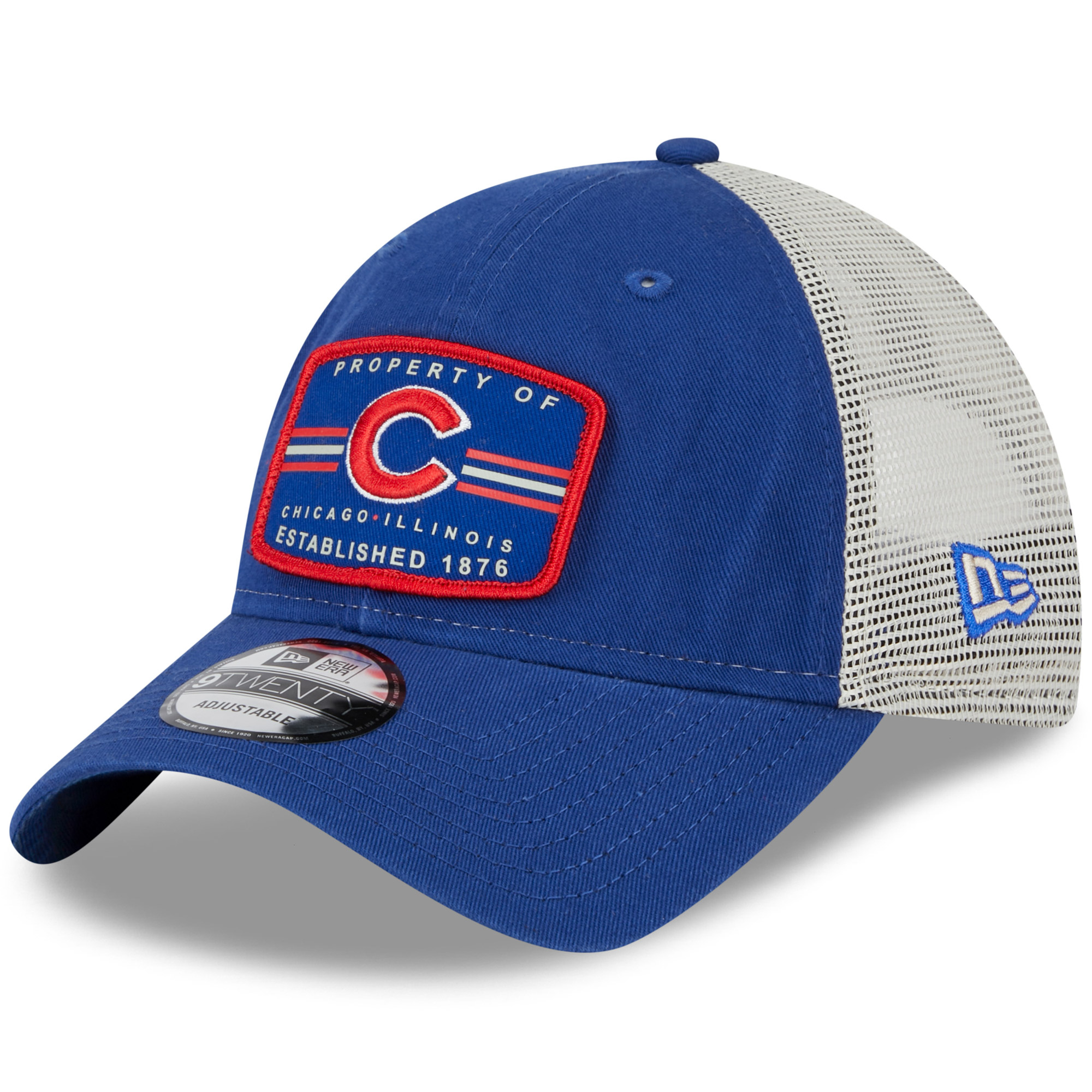 Men’s New Era Royal Chicago Cubs Property Trucker 9TWENTY Snapback Hat