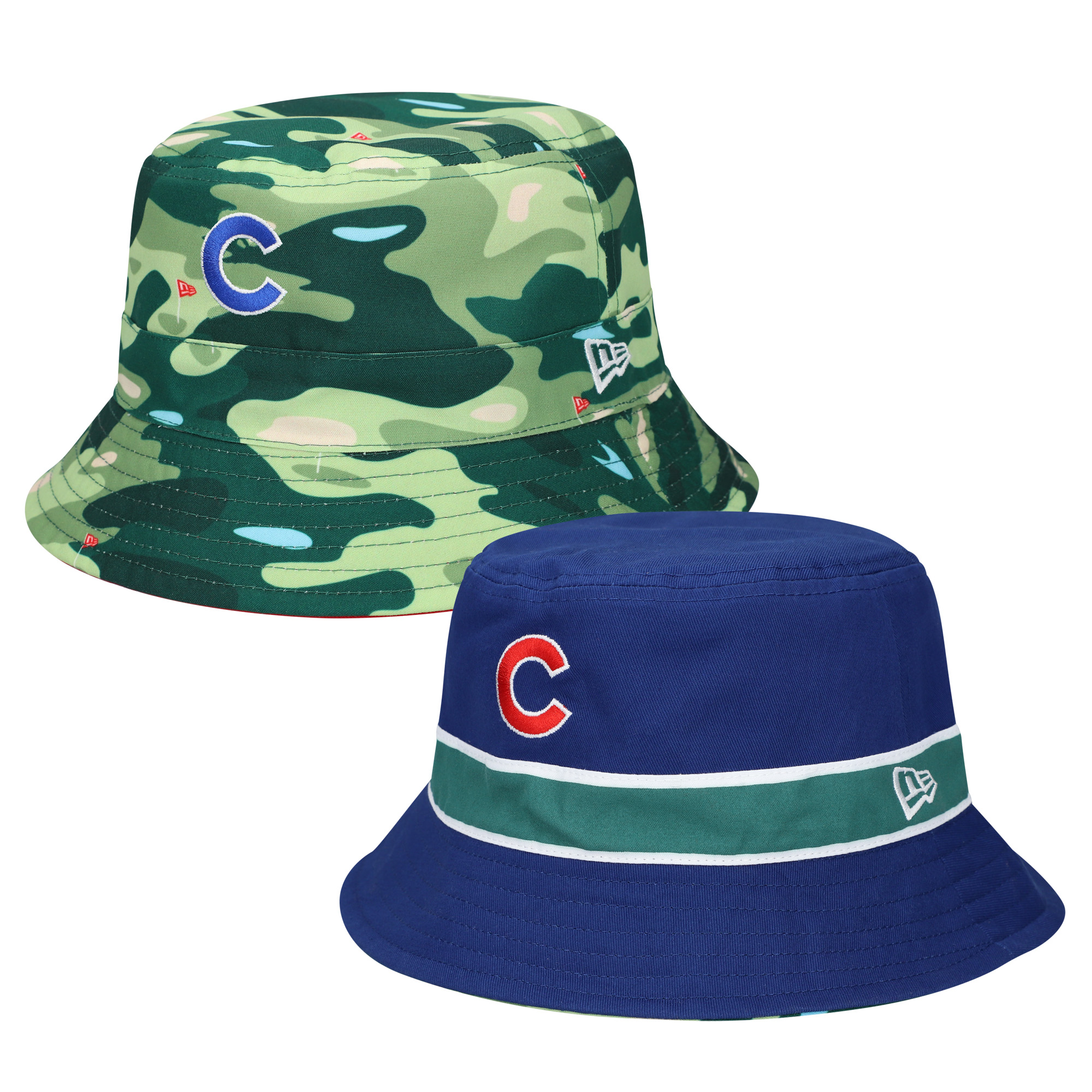 Men’s New Era Royal Chicago Cubs Reverse Bucket Hat