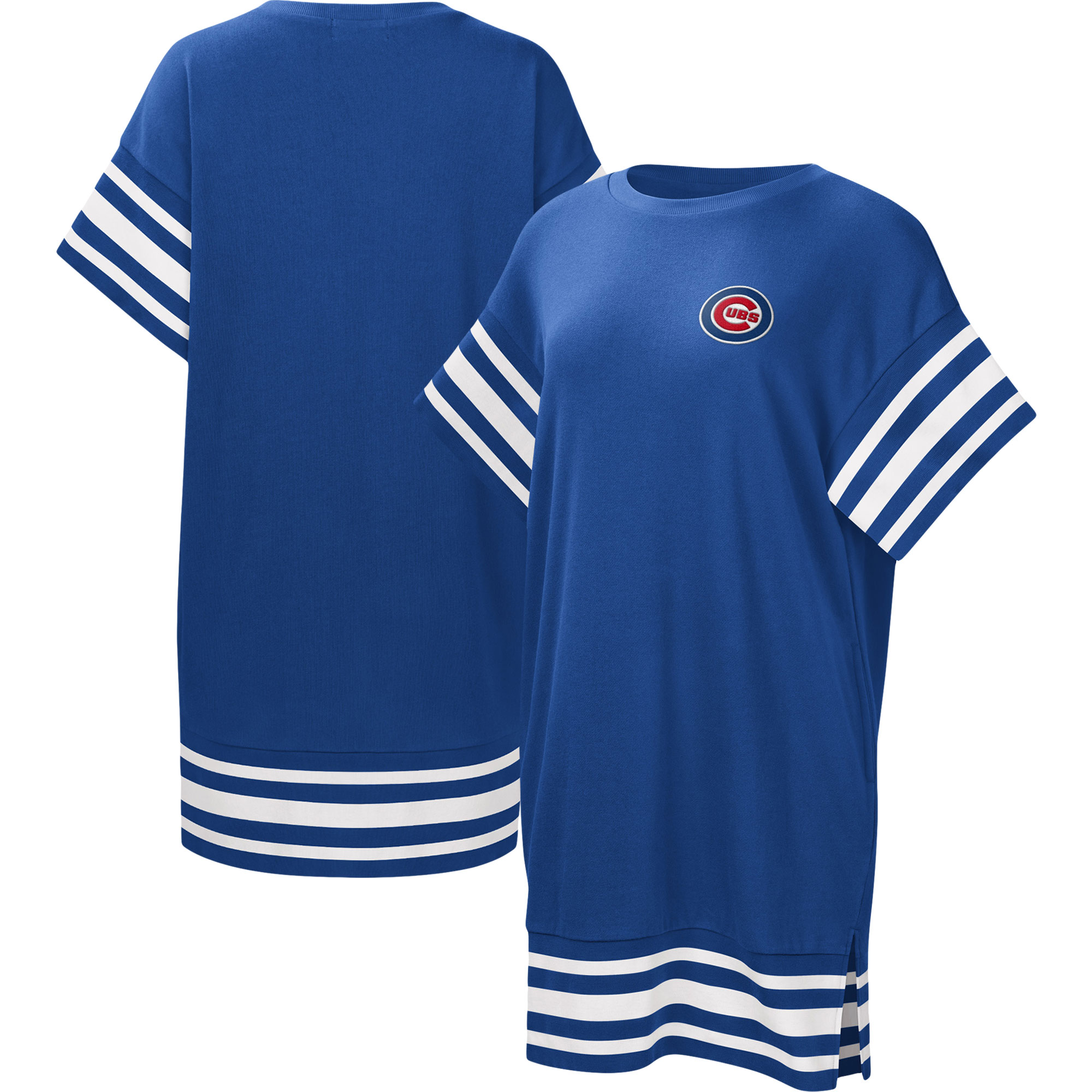 Women’s Touch Royal Chicago Cubs Cascade T-Shirt Dress