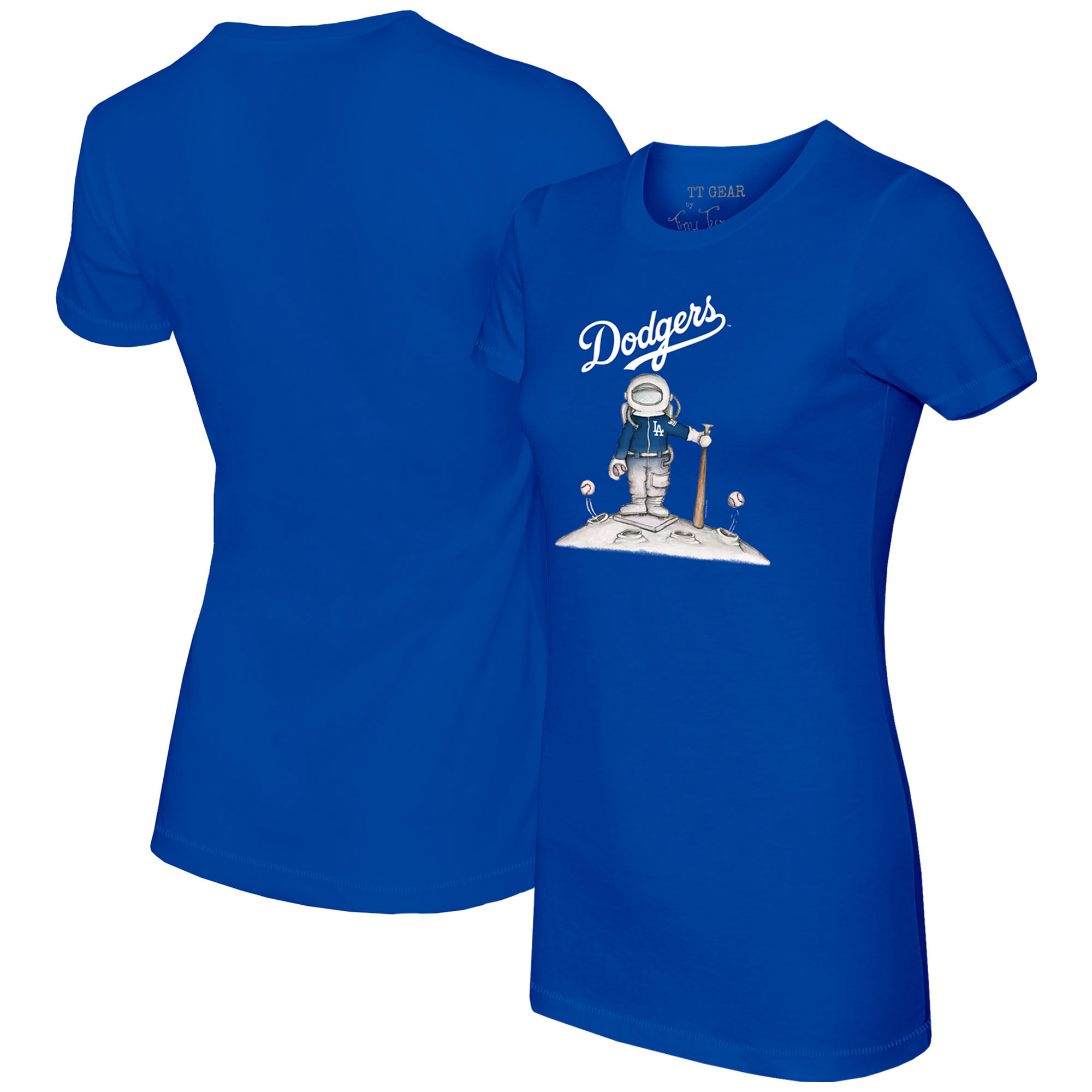 Women’s Tiny Turnip Royal Los Angeles Dodgers Astronaut T-Shirt