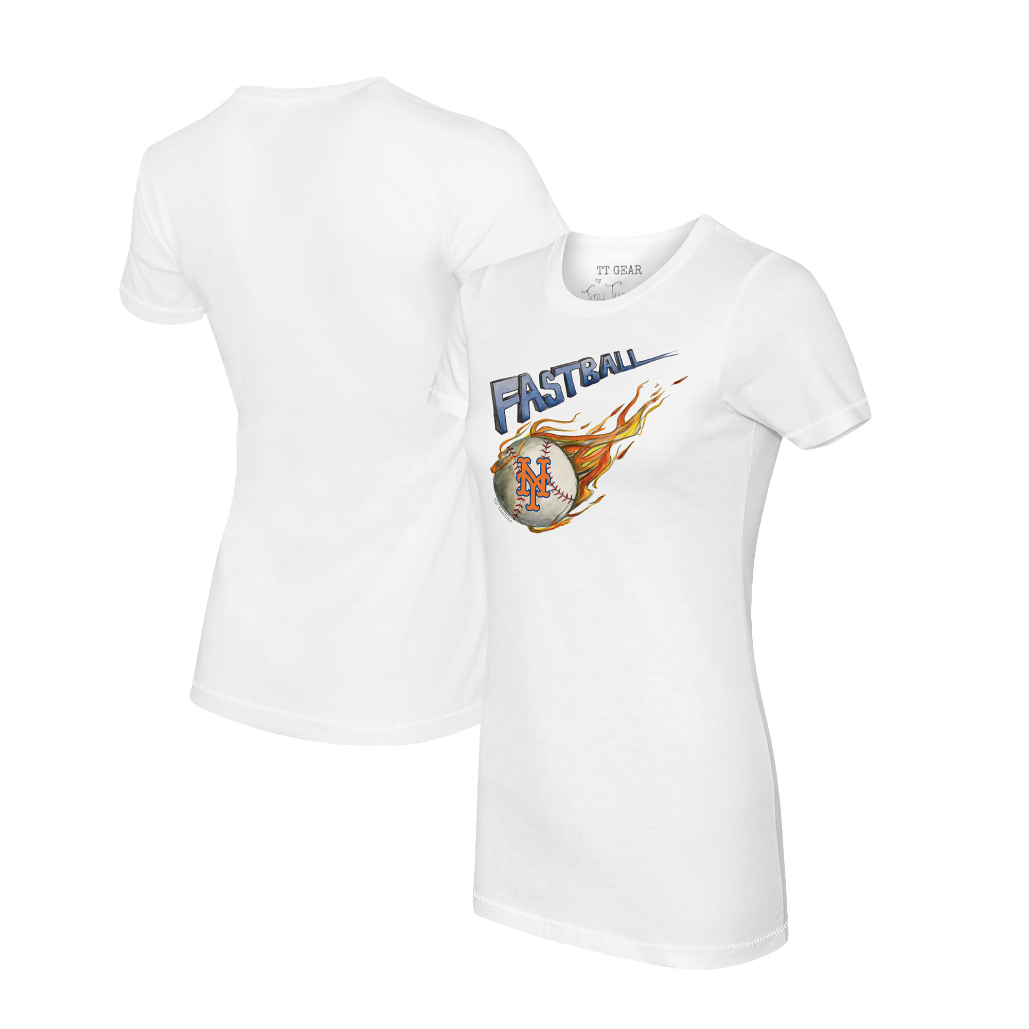 Women’s Tiny Turnip White New York Mets Fastball T-Shirt