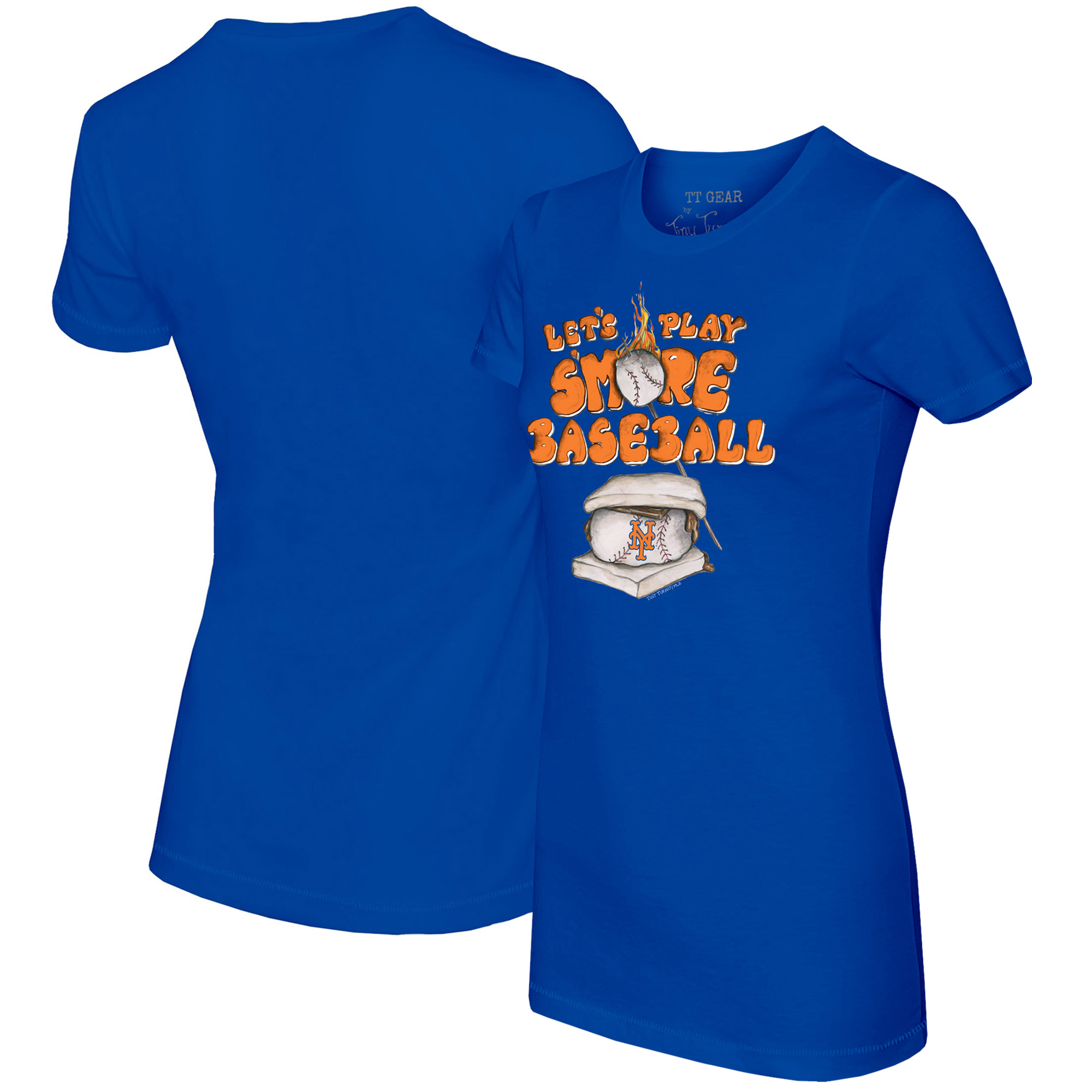 Women’s Tiny Turnip Royal New York Mets Smores T-Shirt
