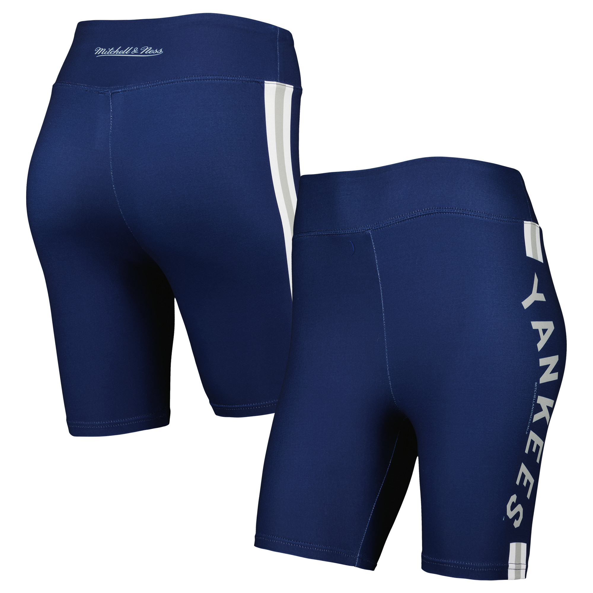 Women’s Mitchell & Ness Navy New York Yankees Biker Shorts