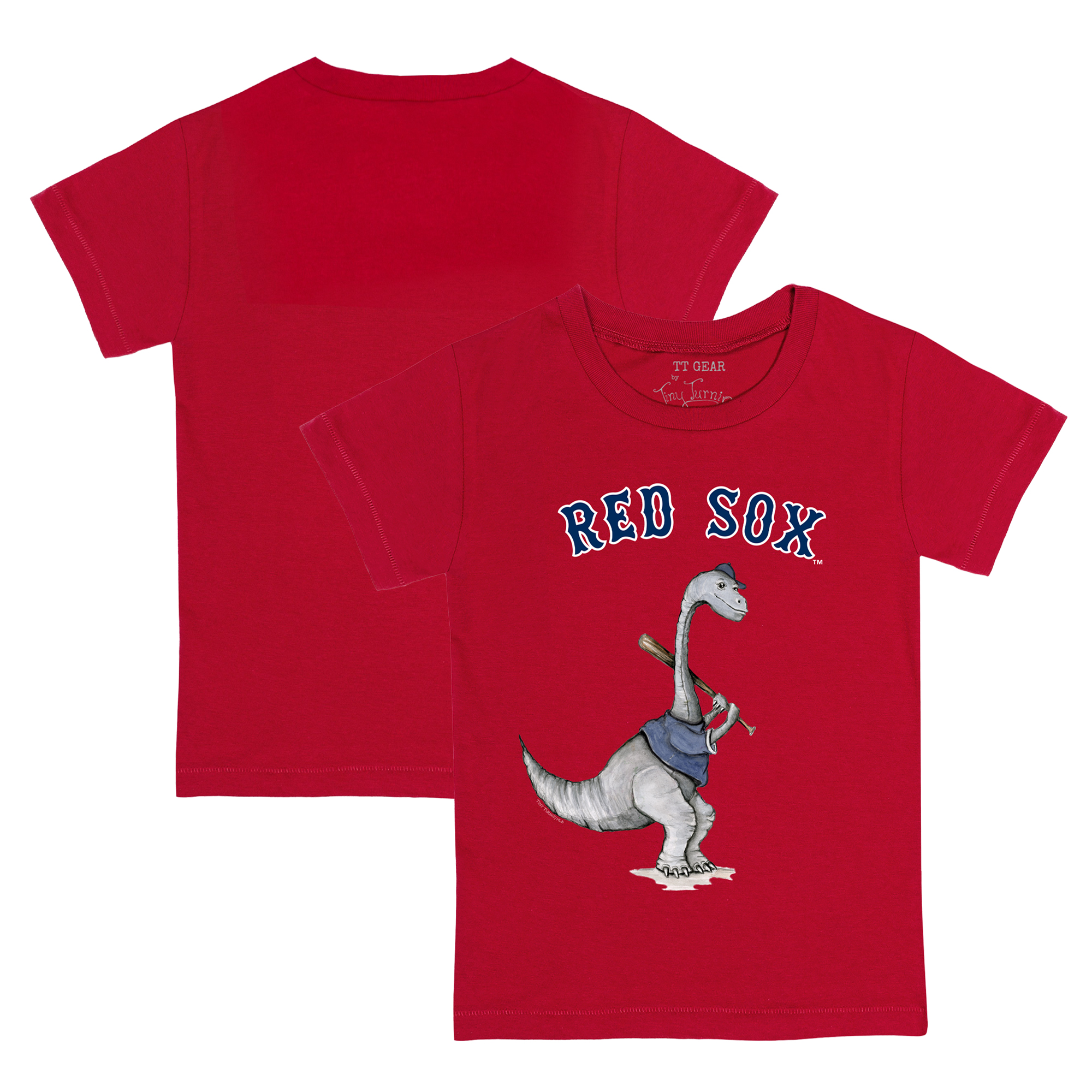 Infant Tiny Turnip Red Boston Red Sox Bronto T-Shirt