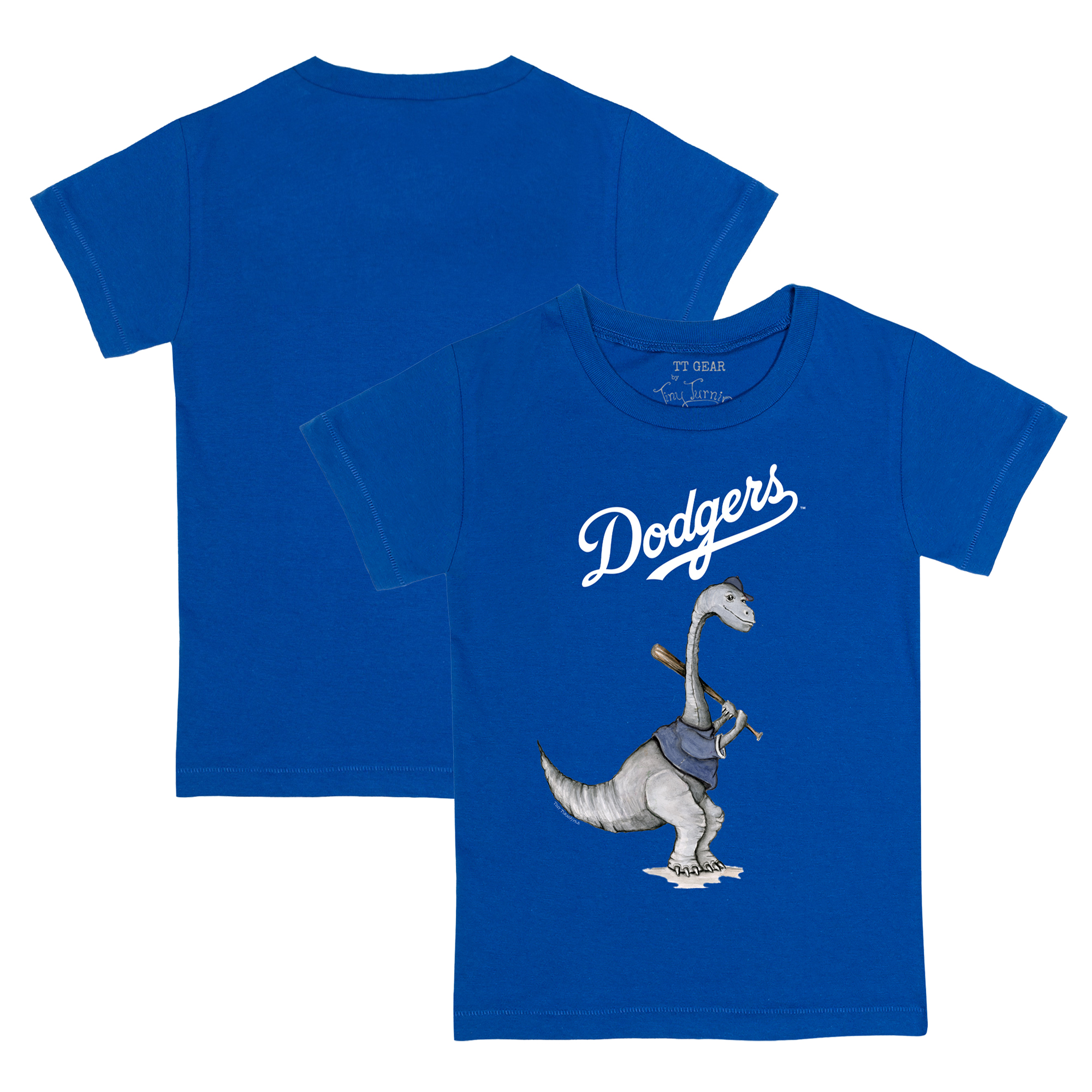 Toddler Tiny Turnip Royal Los Angeles Dodgers Bronto T-Shirt