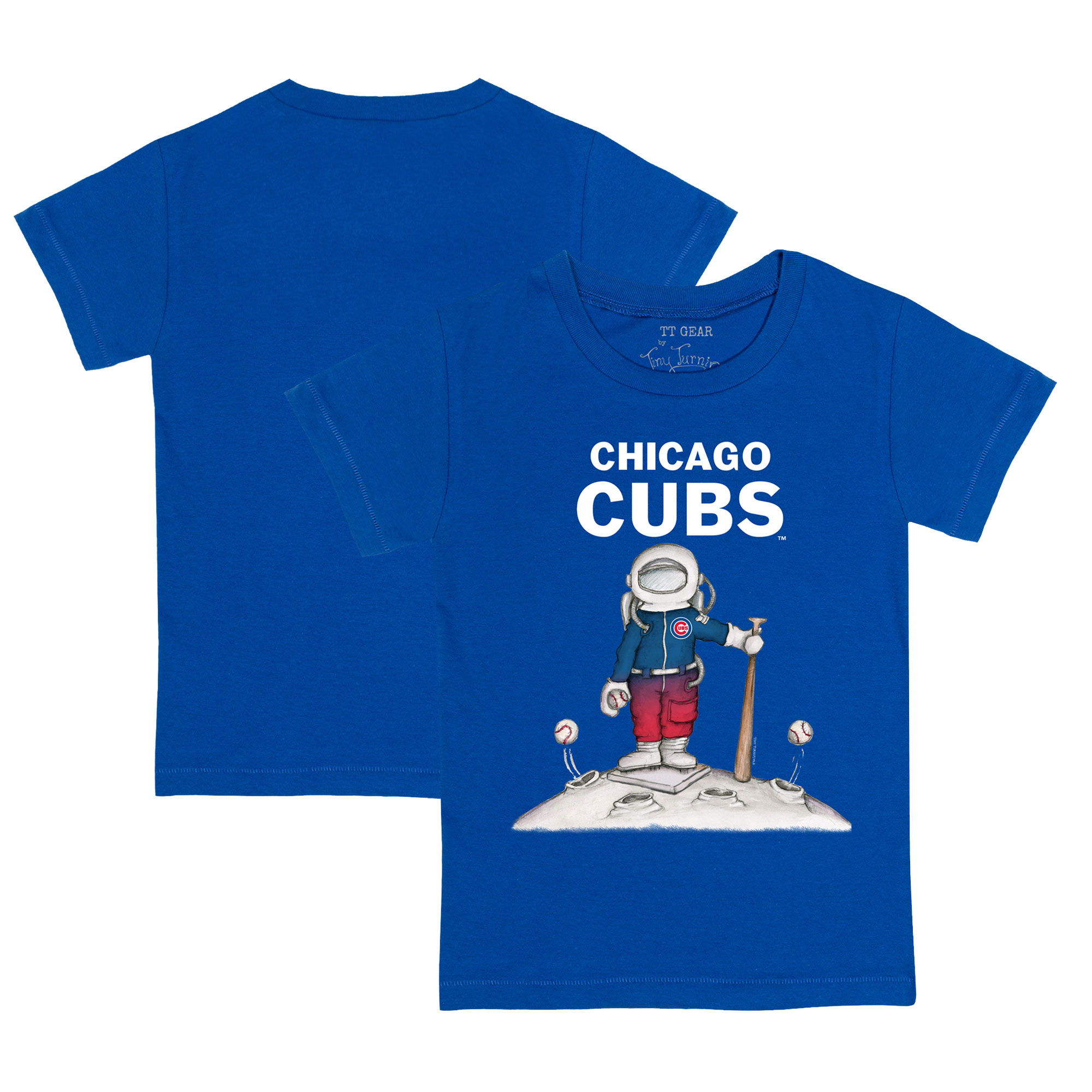 Youth Tiny Turnip Royal Chicago Cubs Astronaut T-Shirt