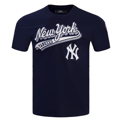 MLB NEW YORK YANKEES SCRIPT TAIL MEN'S TOPS (MIDNIGHT NAVY)