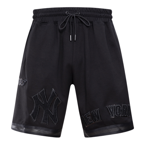 MLB NEW YORK YANKEES TRIPLE BLACK PRO TEAM MEN'S SHORT (BLACK)